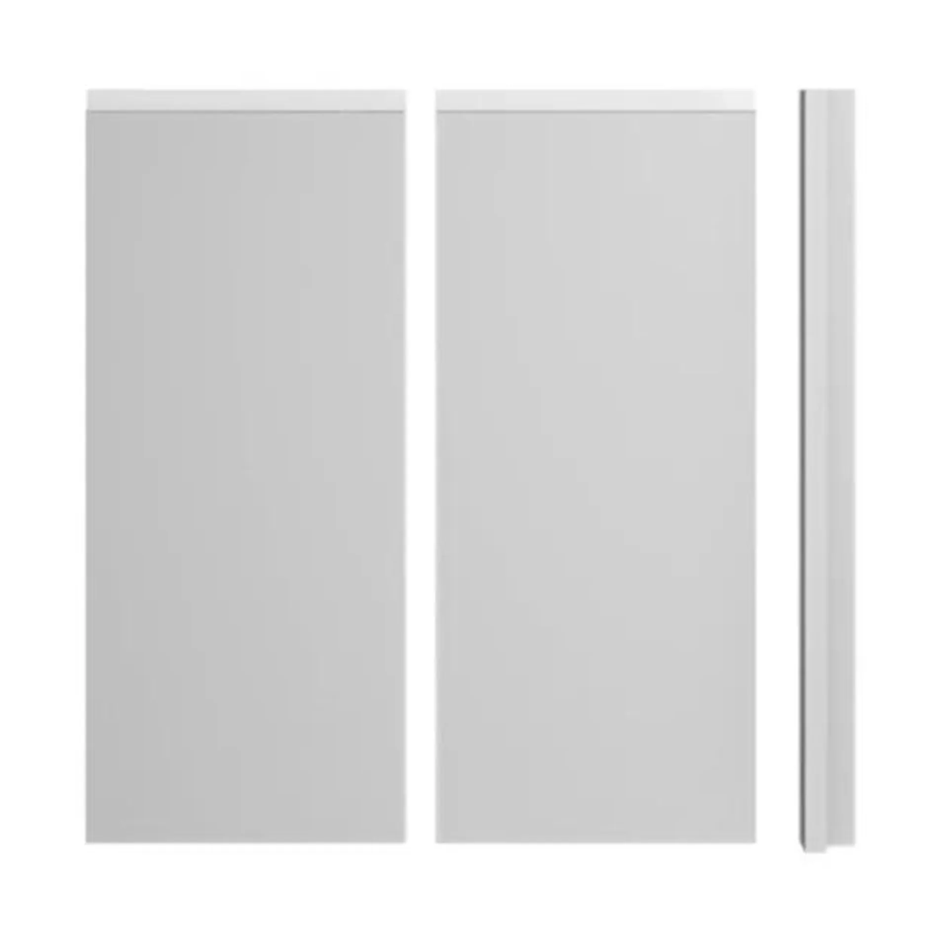 Puerta rinconero bajo cocina Star tirador blanco Blanco Brillo 70 x 30 cm