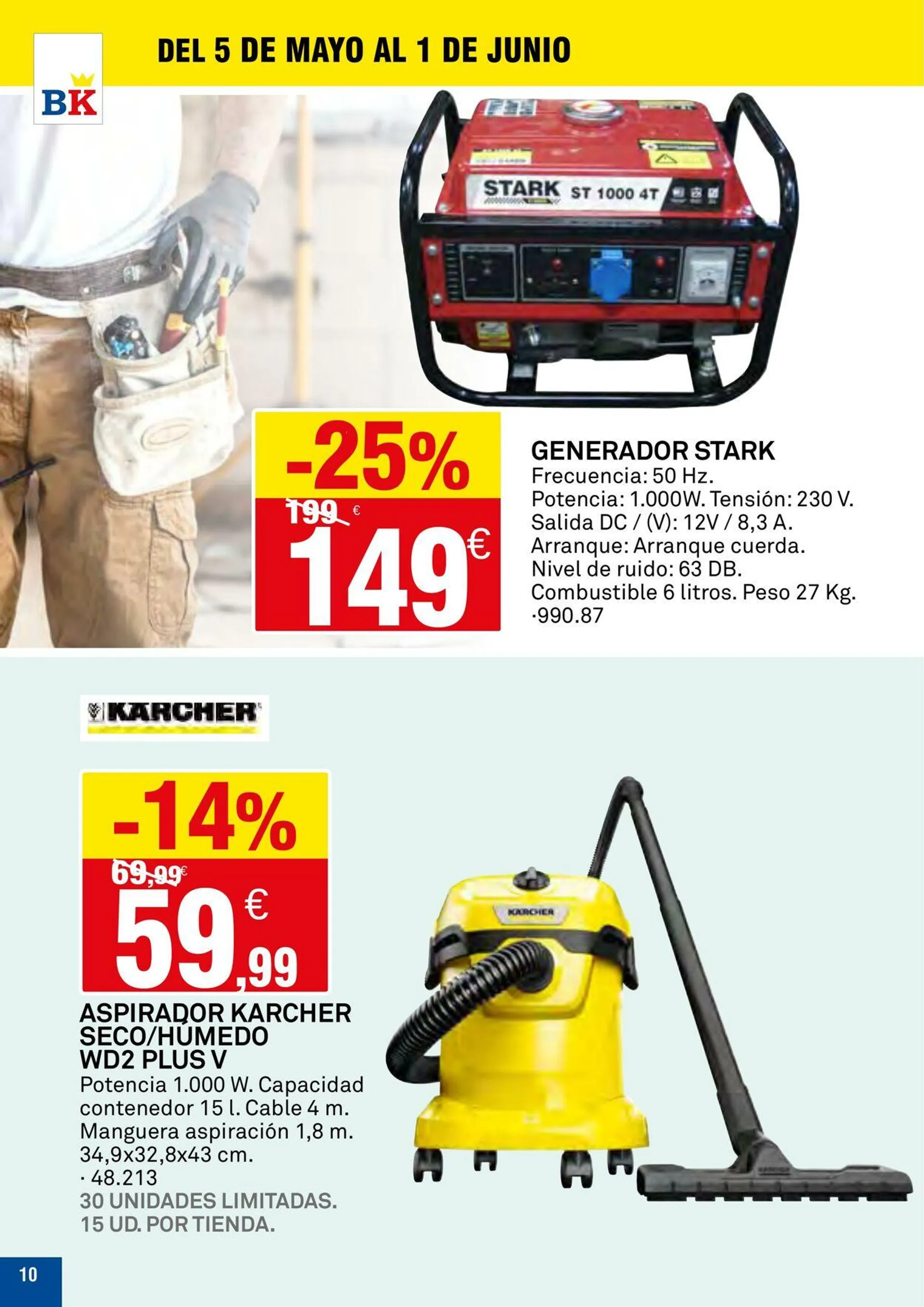 Catálogo de Bricoking Oferta actual 26 de mayo al 9 de junio 2025 - Página 10