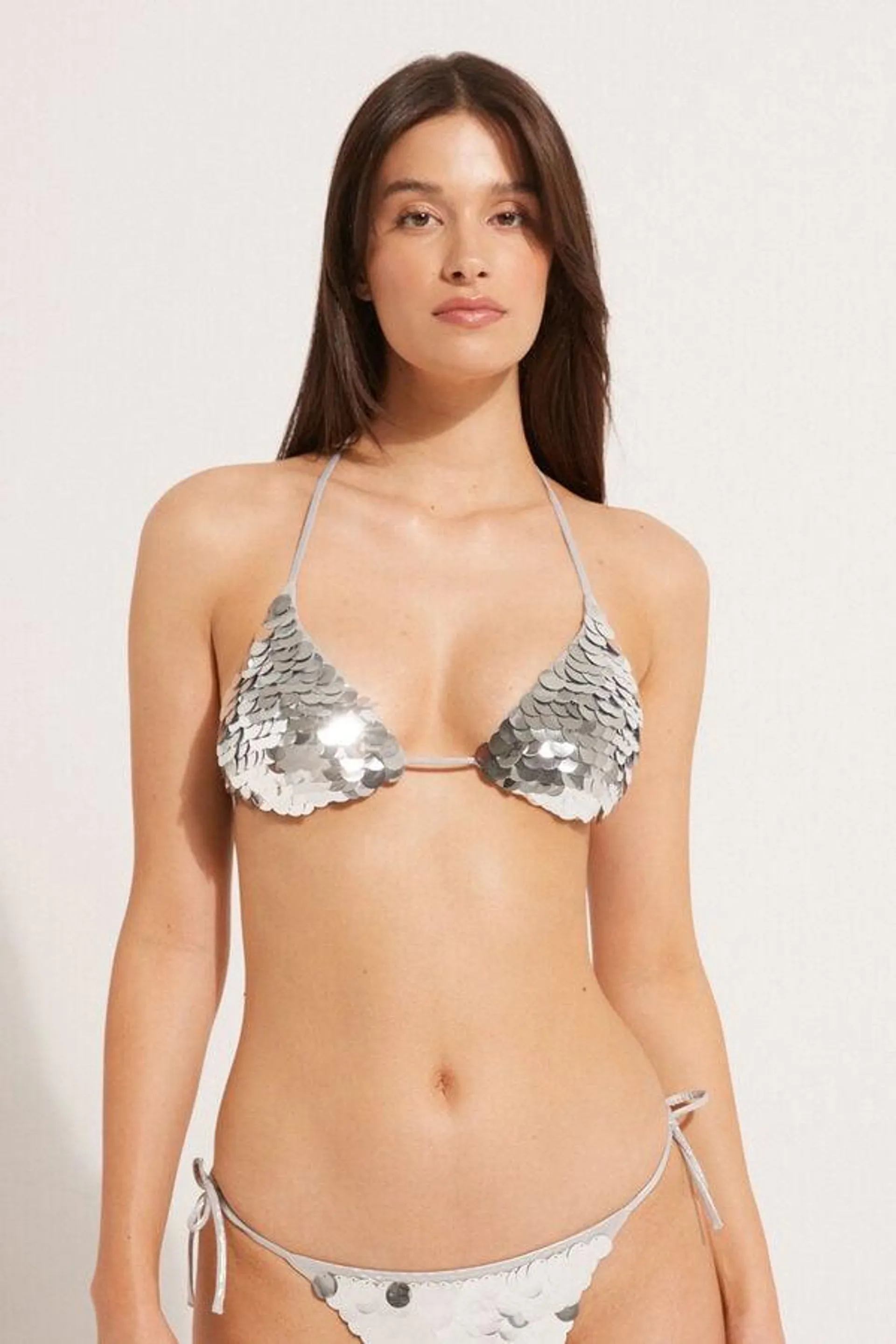 Bikini Triangolo Silver Party