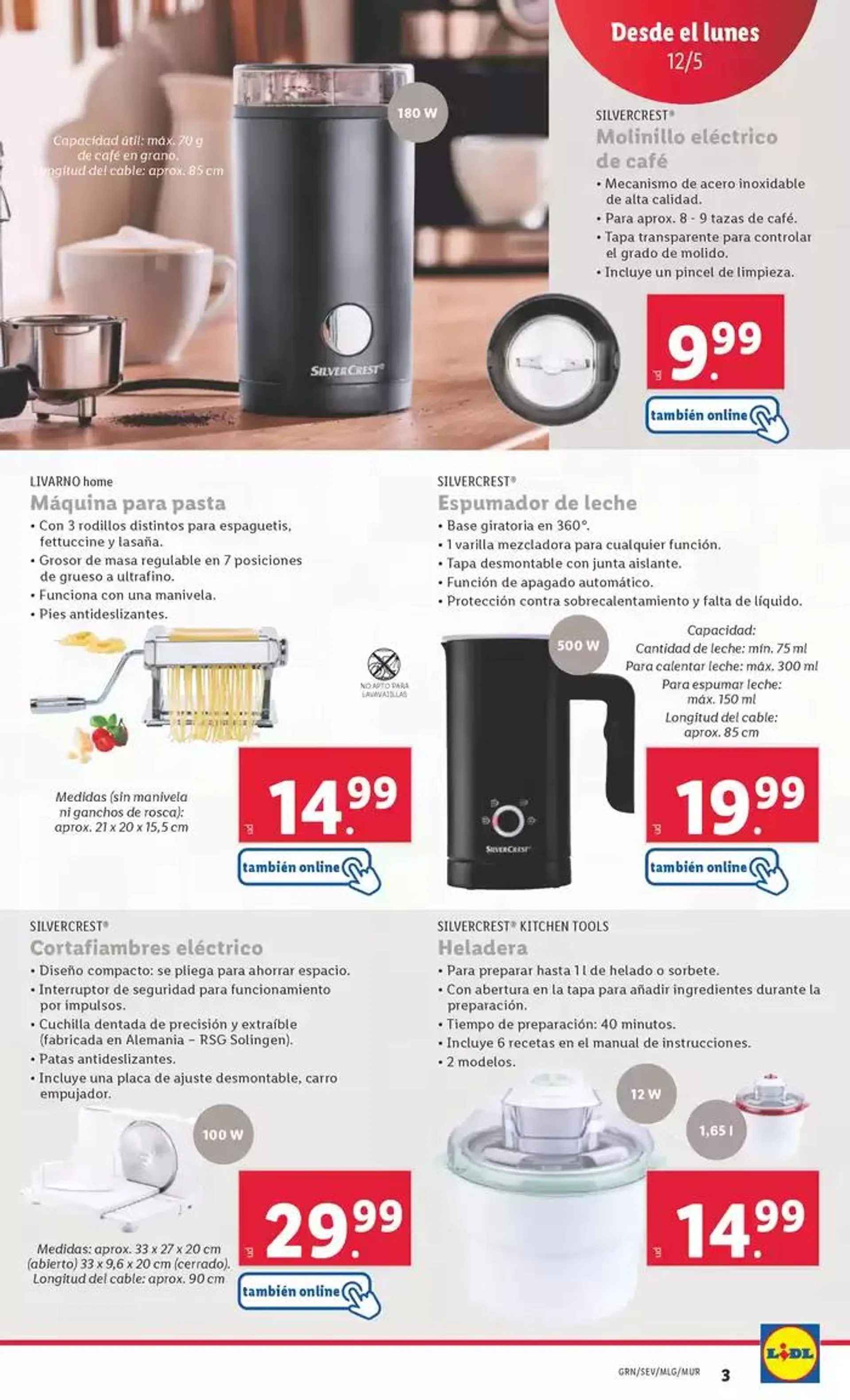 Catálogo de  ¡Bazar Lidl! Ofertas válidas del 12/05 al 18/05 12 de mayo al 18 de mayo 2025 - Página 3