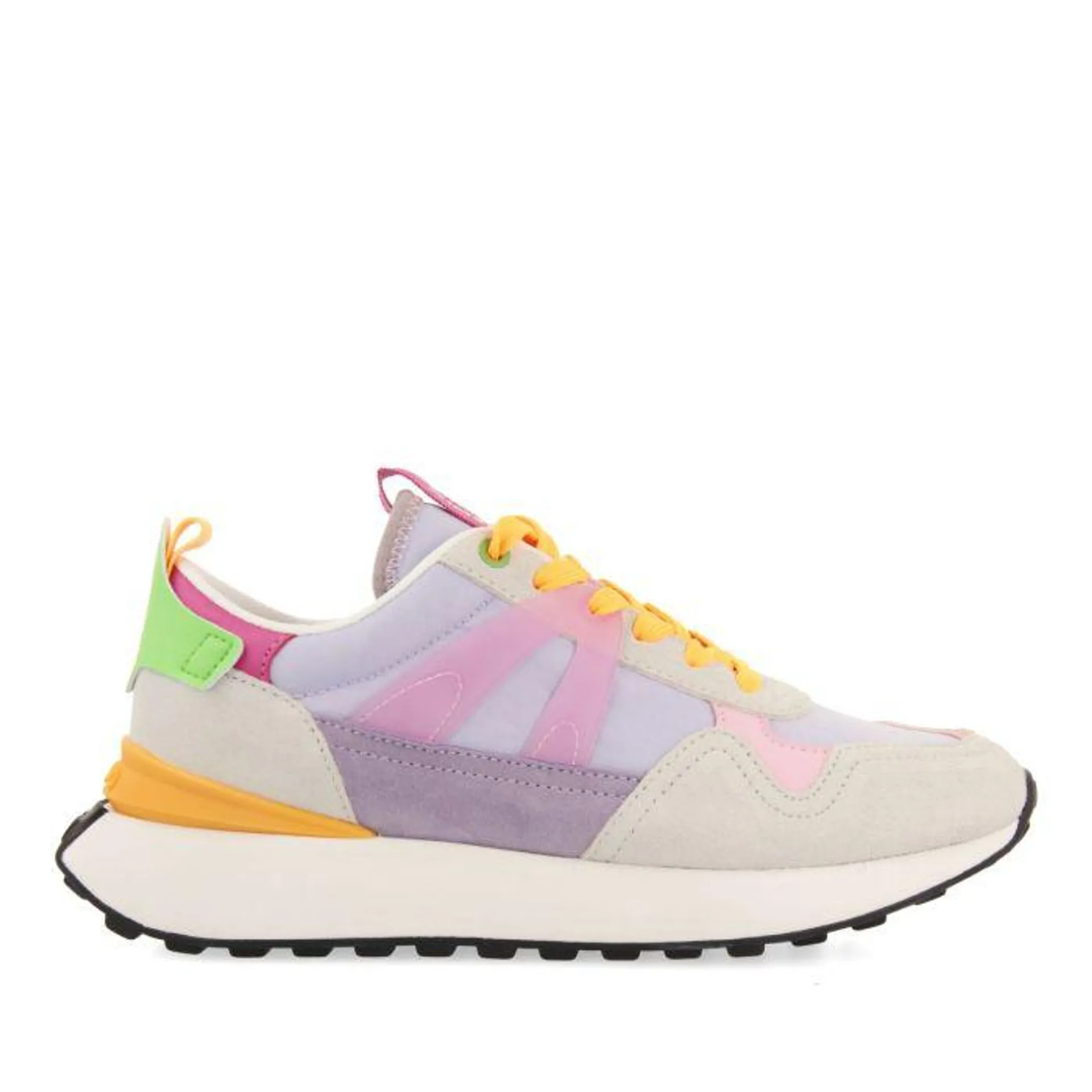 LAVENDER SNEAKERS WITH MULTICOLOR DETAILS FOR WOMEN ADAIR