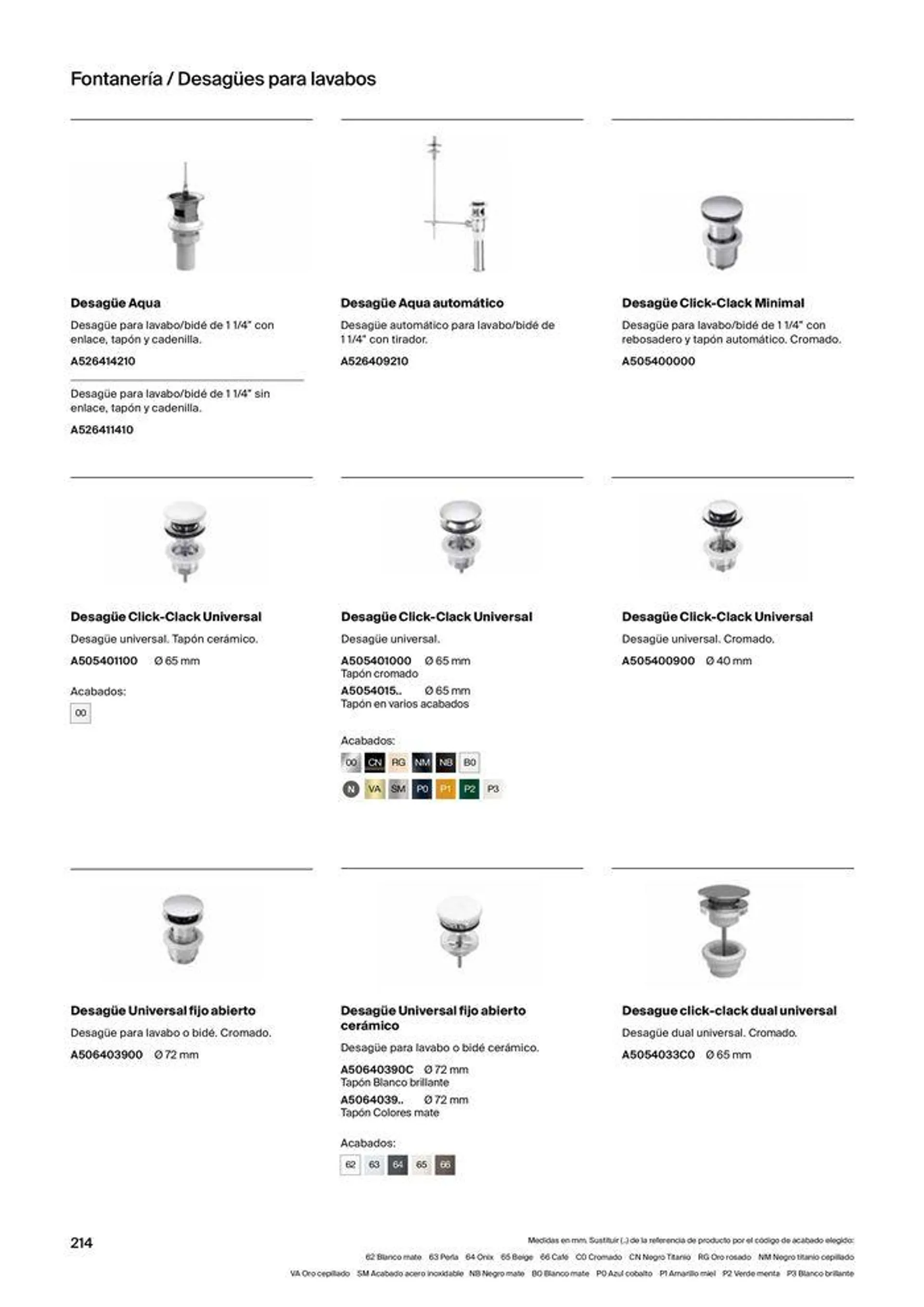 Catálogo de Grifería 19 de septiembre al 31 de diciembre 2024 - Página 216
