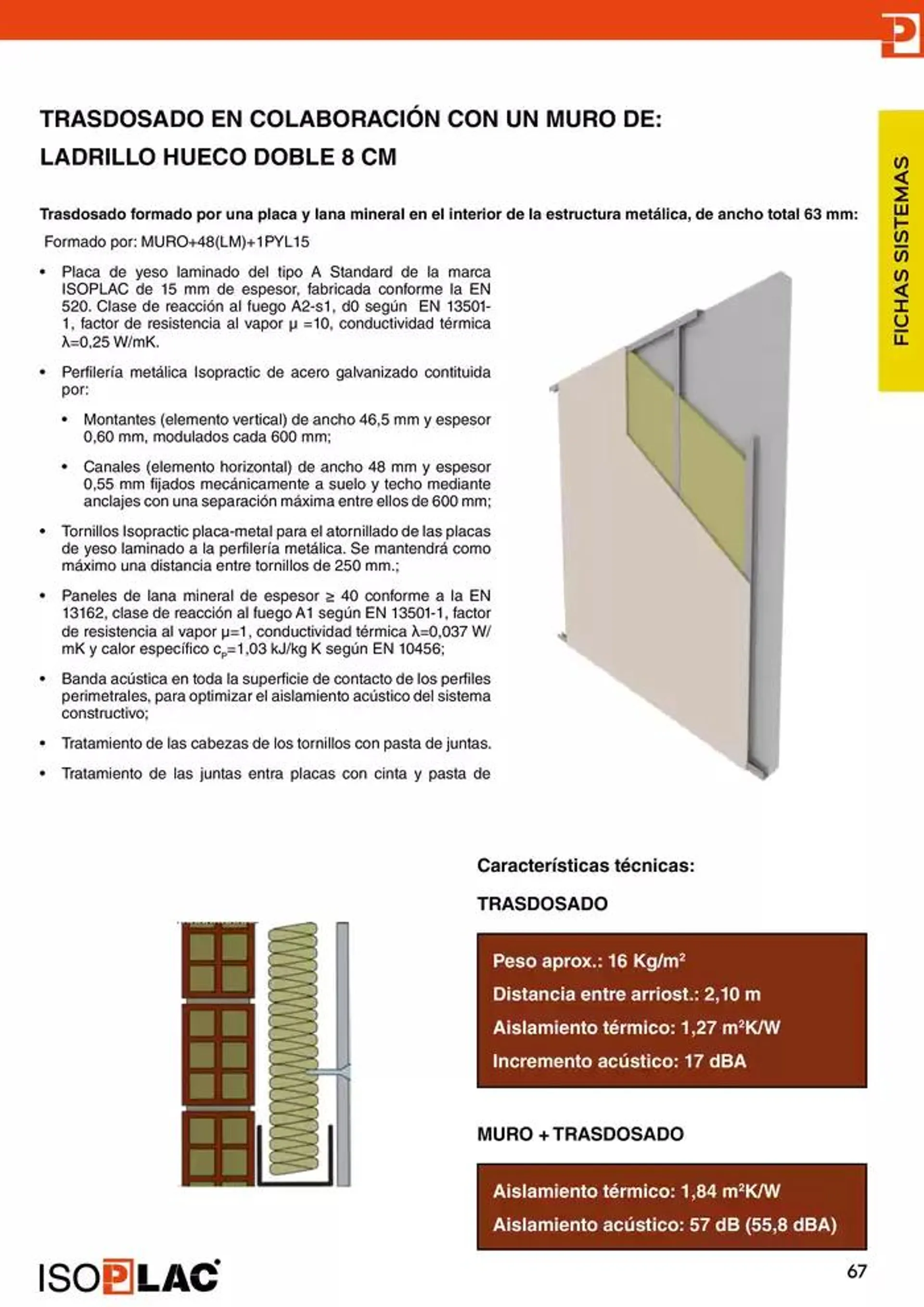 Catálogo de Manual Técnico Isoplac 15 de noviembre al 30 de noviembre 2024 - Página 67