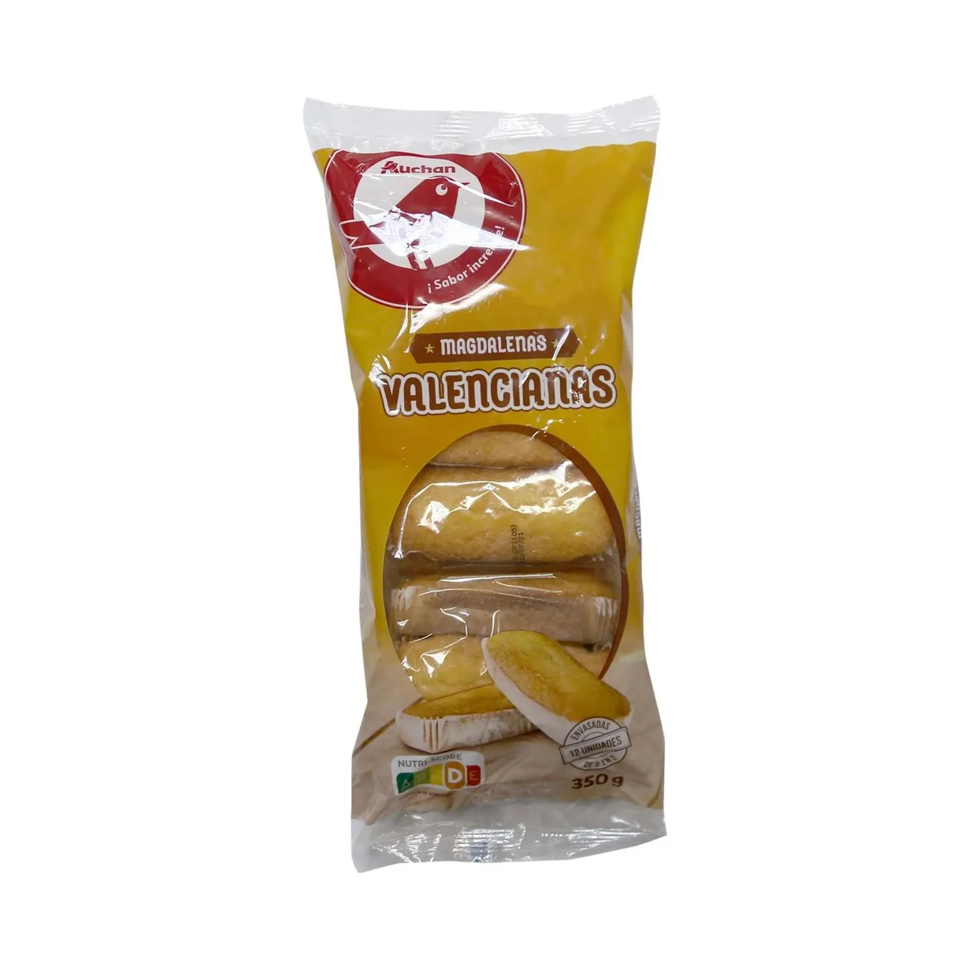 PRODUCTO ECONÓMICO ALCAMPO Magdalenas Valencianas 350 g.