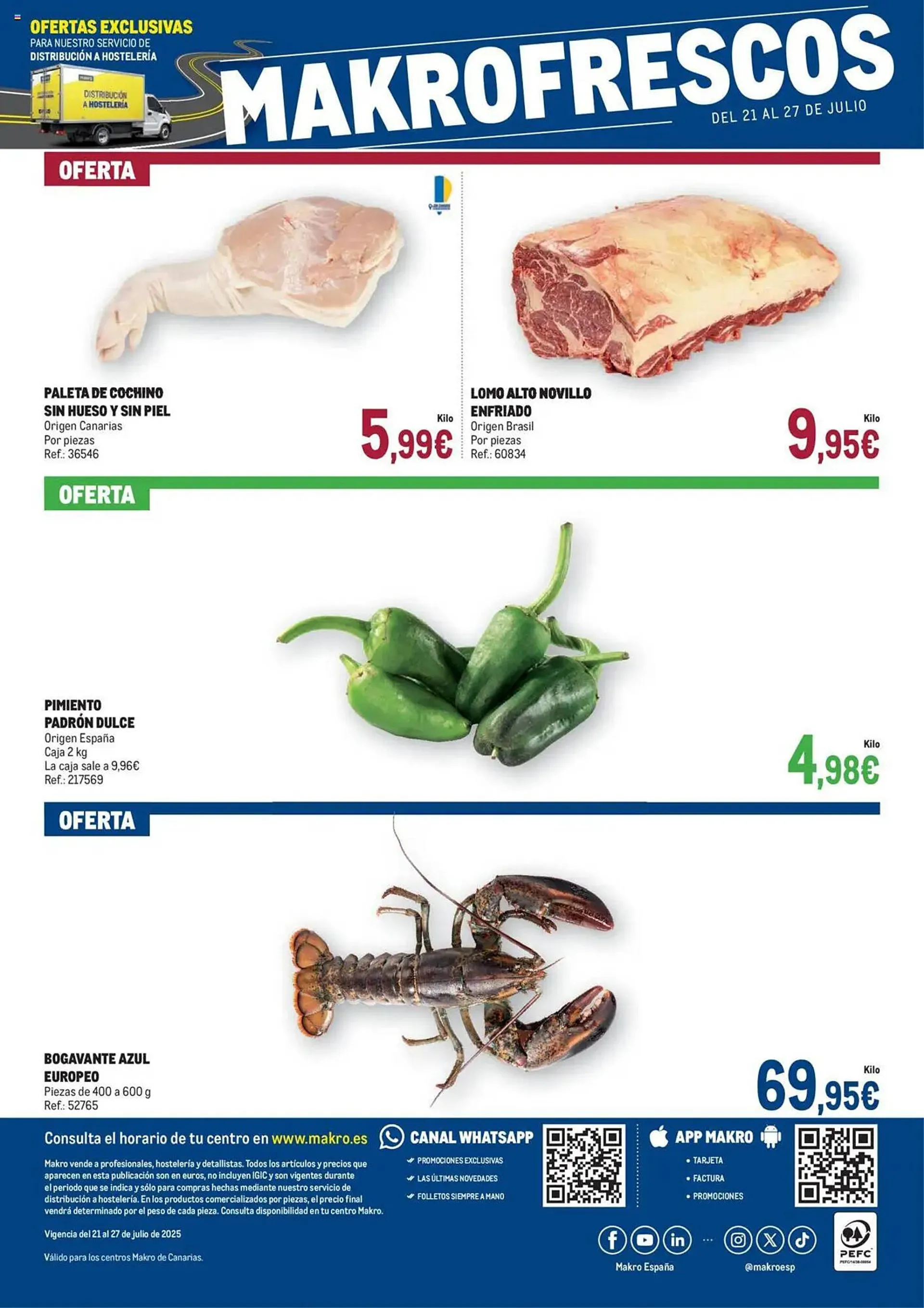 Catálogo de Folleto Makro 21 de julio al 27 de julio 2025 - Página 1