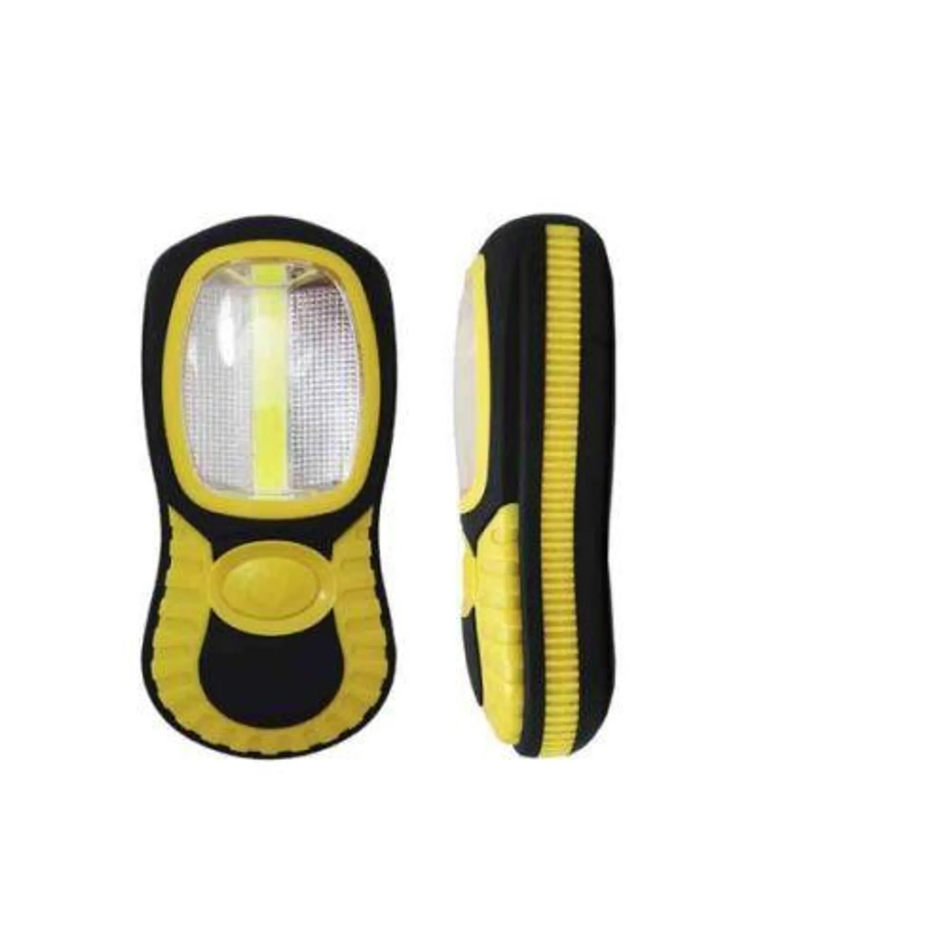 Linterna iluminacion led 230lm goma negro/amarillo edm 36382