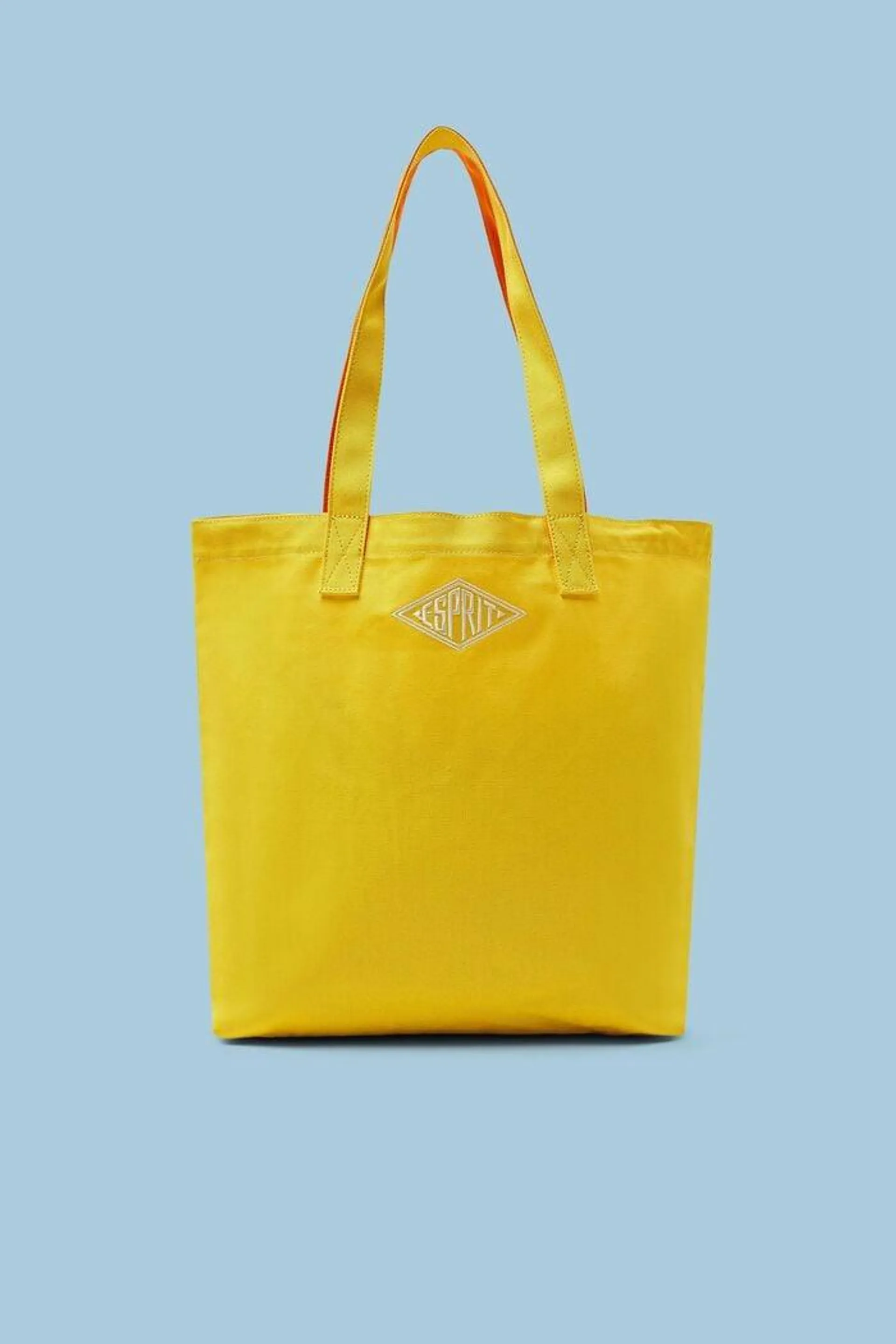 Bolso de mano de algodón con logotipo