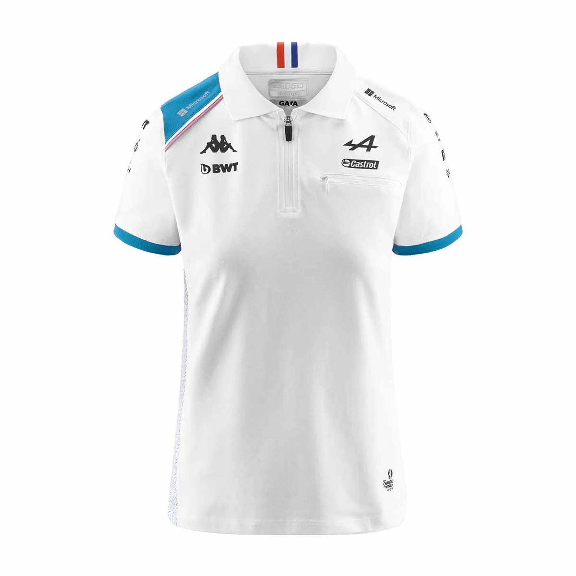 Polo Acraw Alpine F1 Blanco Mujer