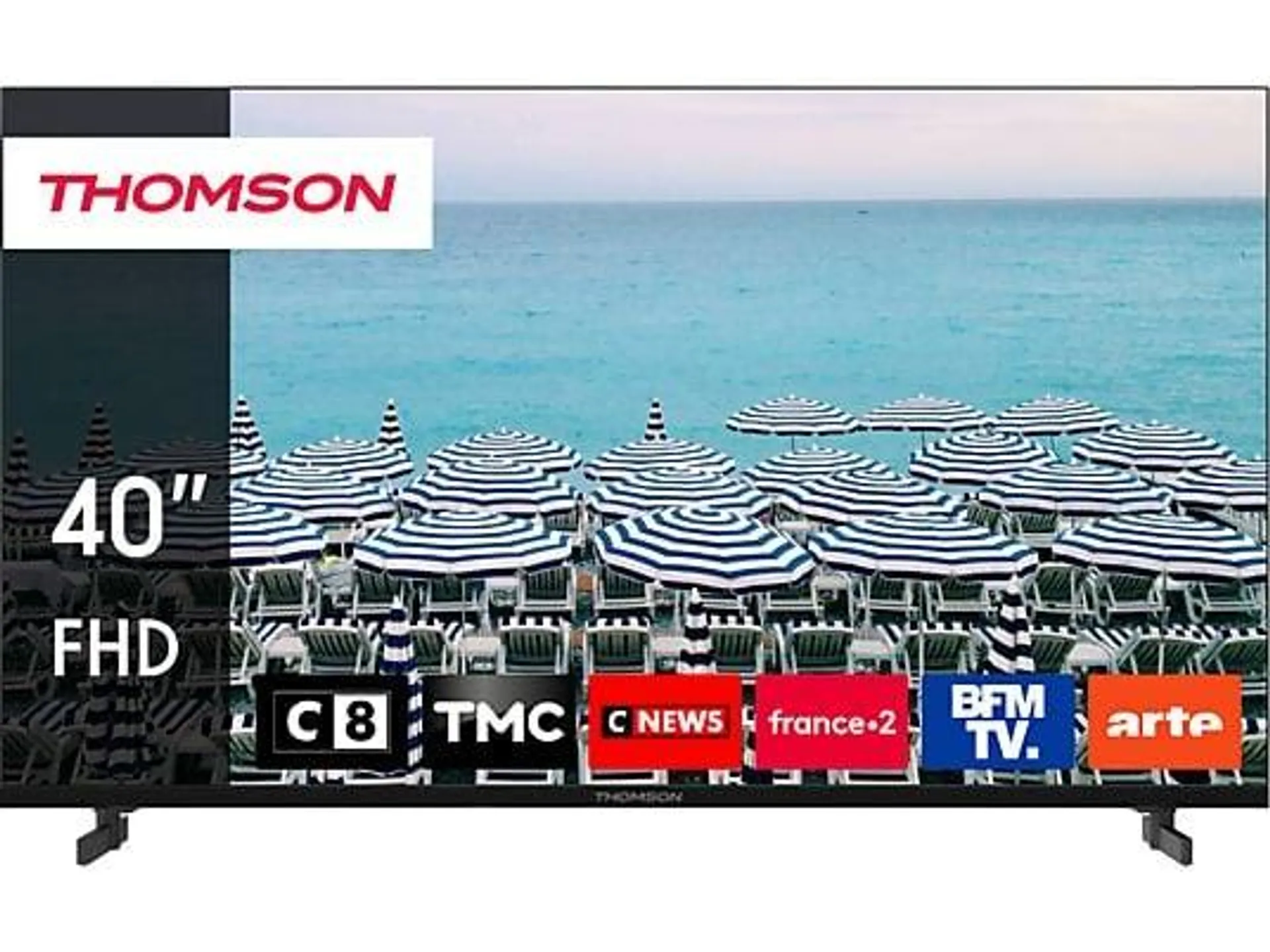 TV LED 40" - THOMSON 40FD2S13, Full-HD, DVB-T2 (H.265), Negro