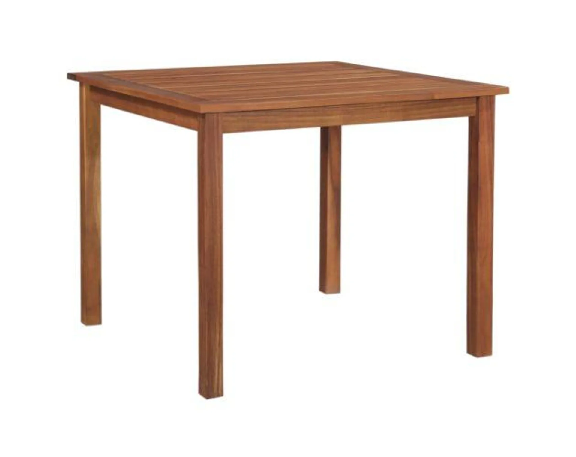 vidaXL mesa de jardín madera maciza de acacia 85x85x74 cm