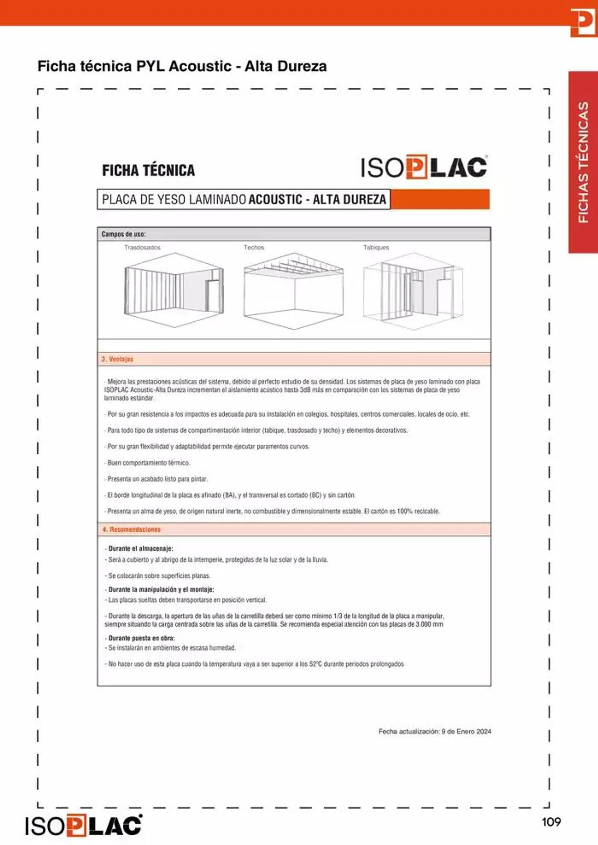 Catálogo de Manual Técnico Isoplac 15 de noviembre al 30 de noviembre 2024 - Página 109