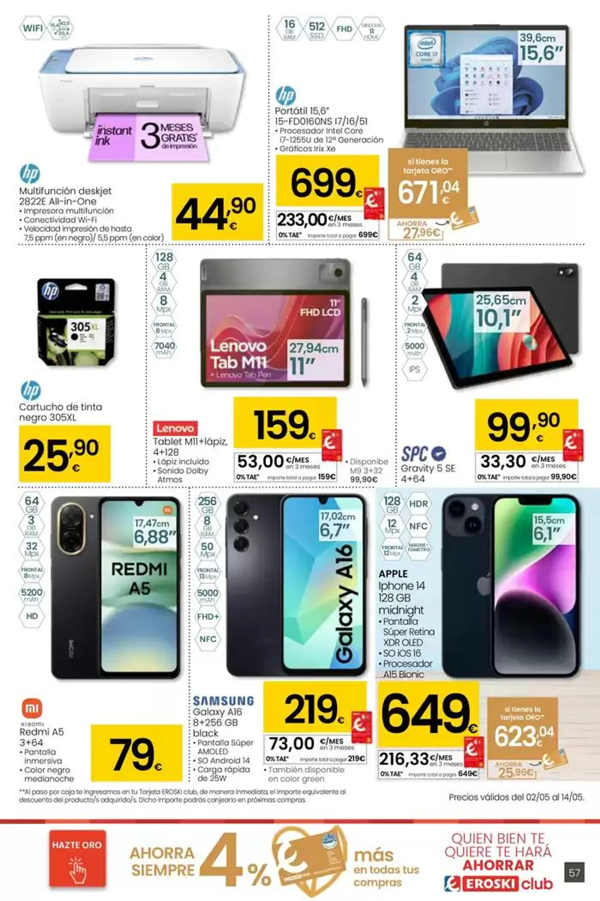 Catálogo de SUMA AHORRO HIPERMERCADOS EROSKI 2 de mayo al 13 de mayo 2025 - Página 57