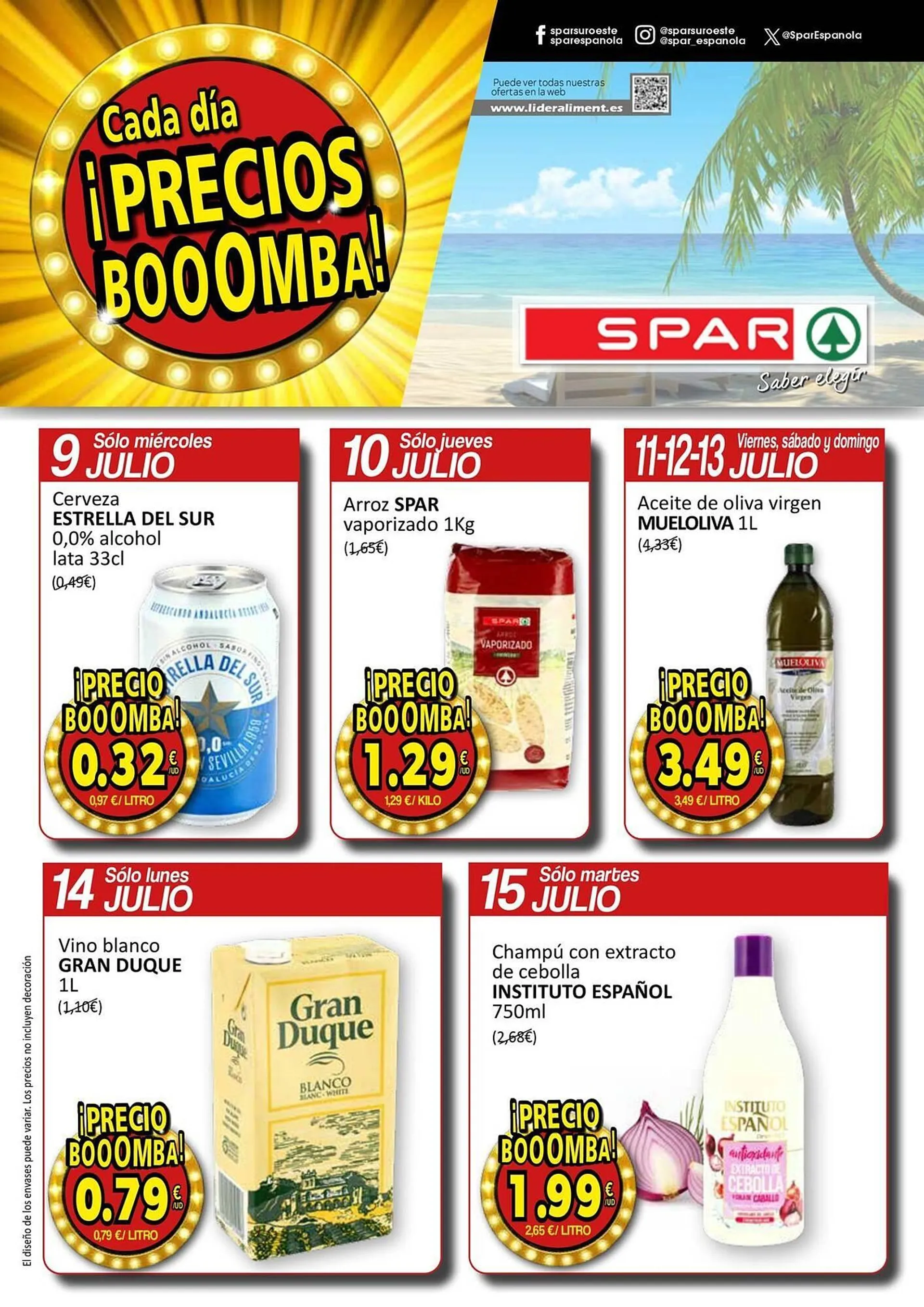Catálogo de Folleto SPAR 9 de julio al 13 de julio 2025 - Página 1