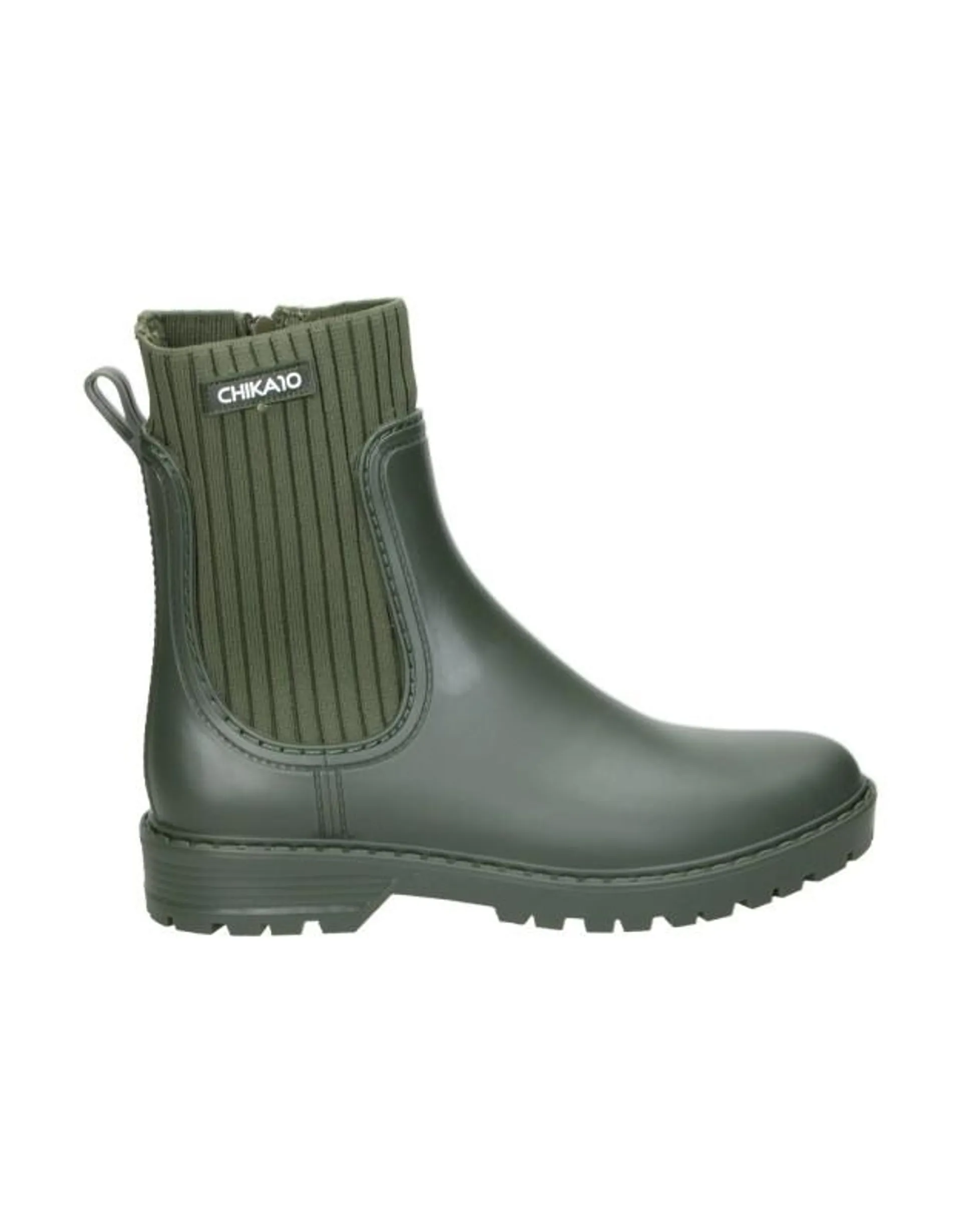 Botines para mujer CHK10 rain 01 verde