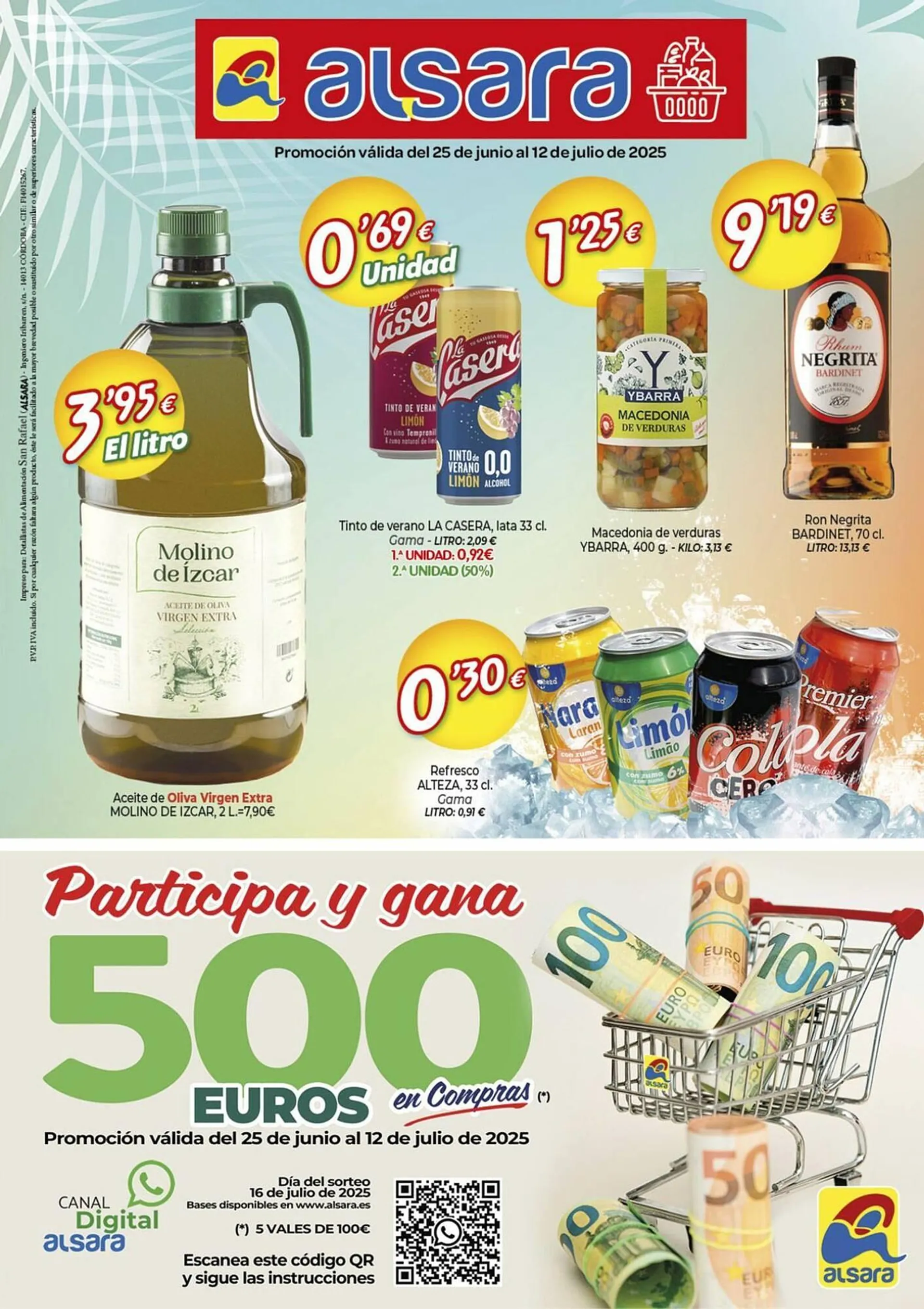 Catálogo de Folleto Alsara Supermercados 25 de junio al 12 de julio 2025 - Página 1