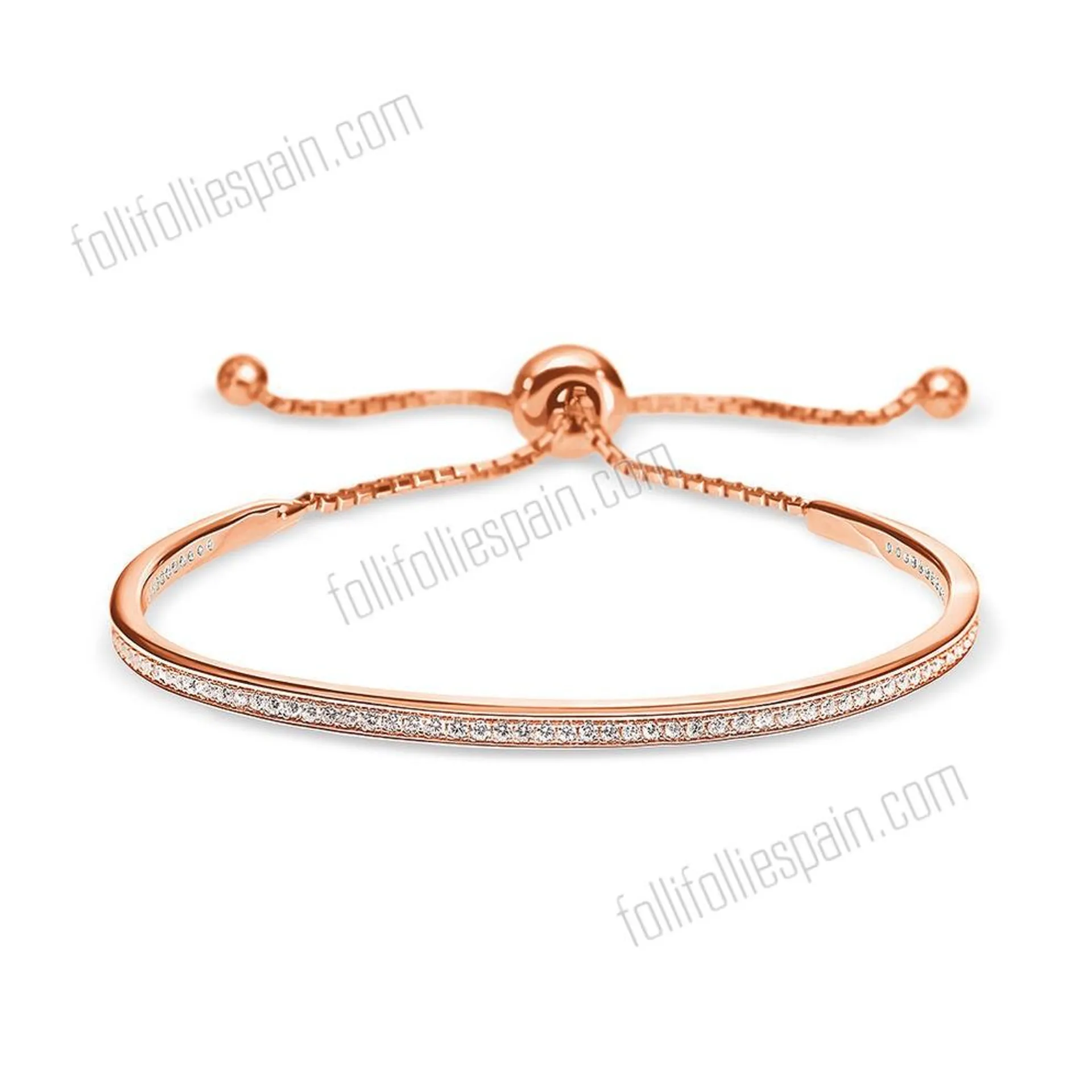 Folli Follie Essentials Brazalete de moda de plata 53% de descuento