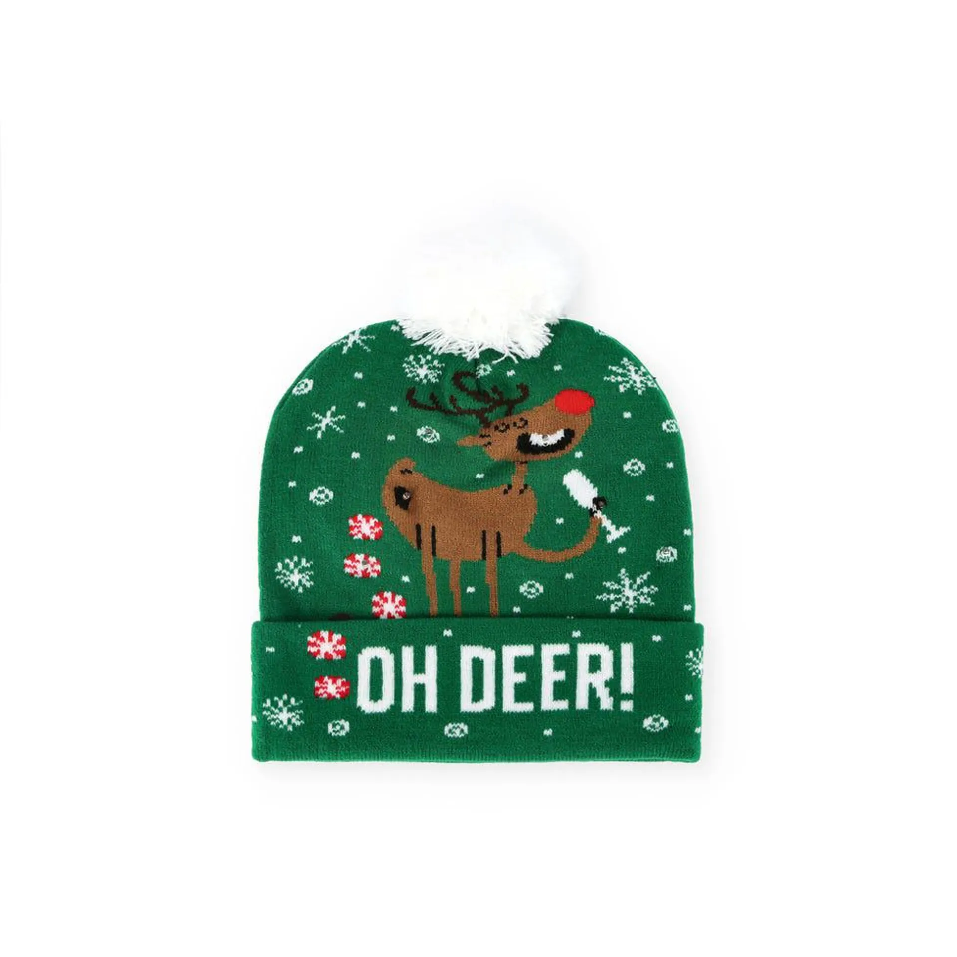 Gorro de navidad reno – Oh Deer!