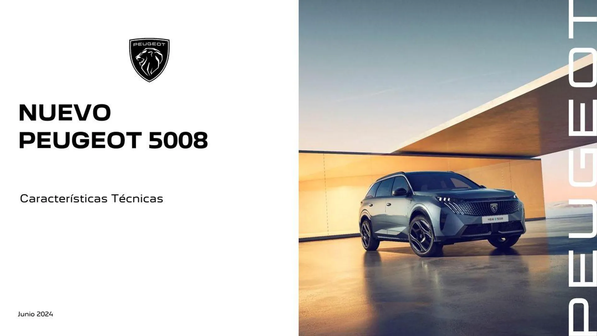 Catálogo de Nuevo Peugeot E-5008 Eléctrico 5 de agosto al 5 de agosto 2025 - Página 1