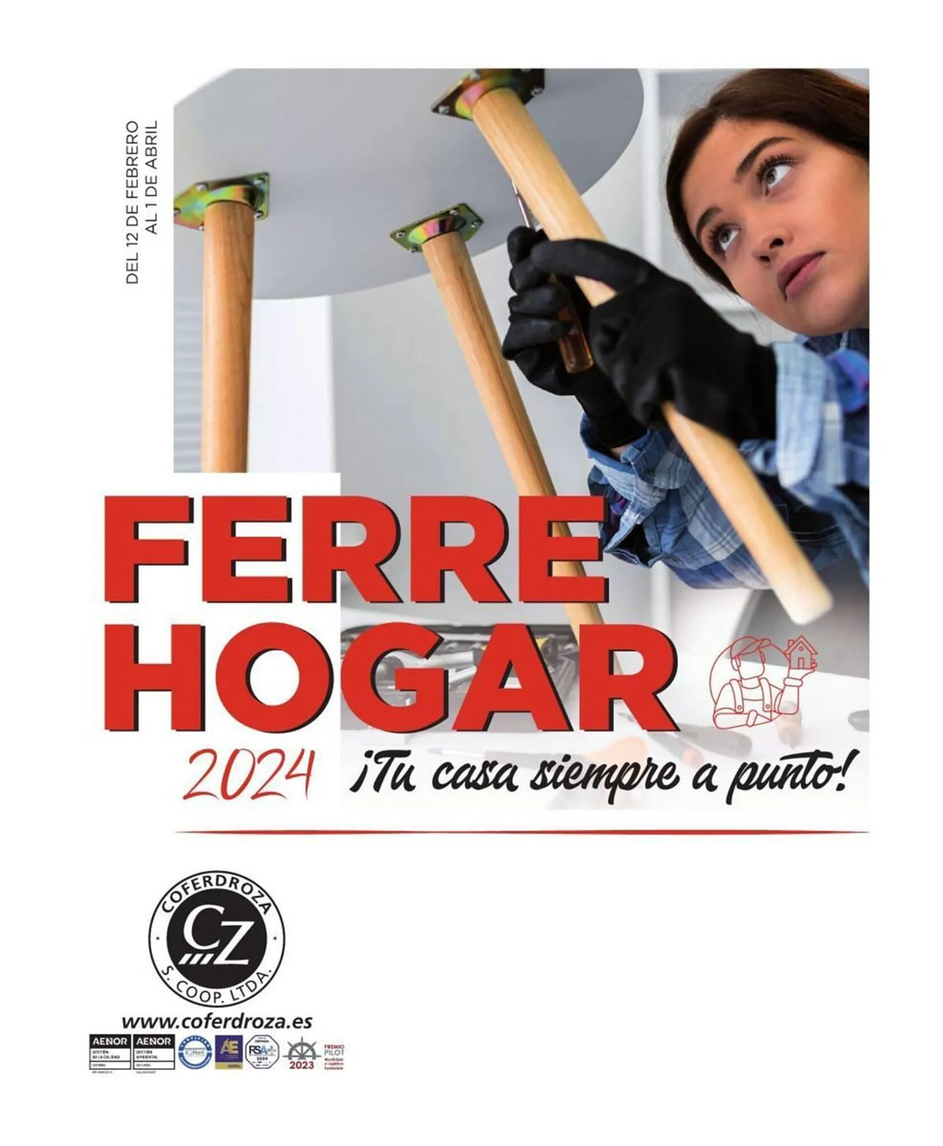 Catálogo de Folleto Coferdroza 12 de febrero al 1 de abril 2024 - Página 1