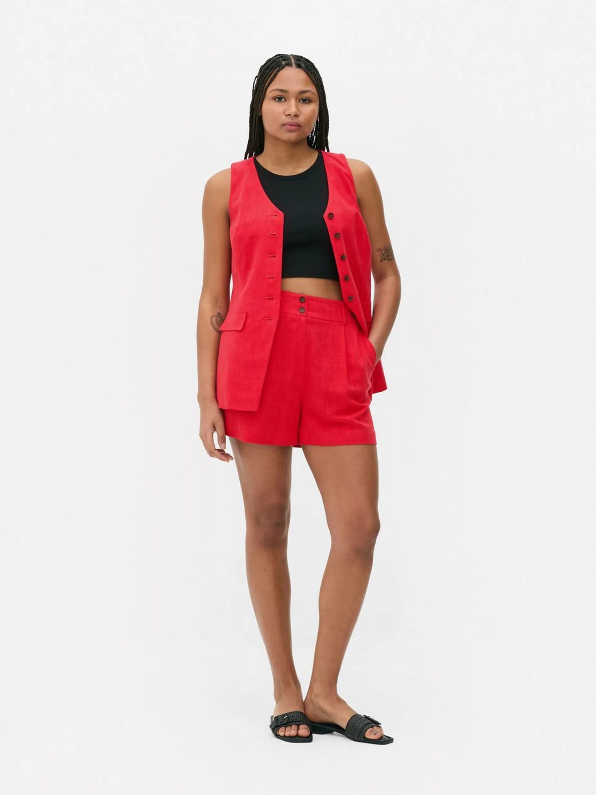 Bermudas de lino