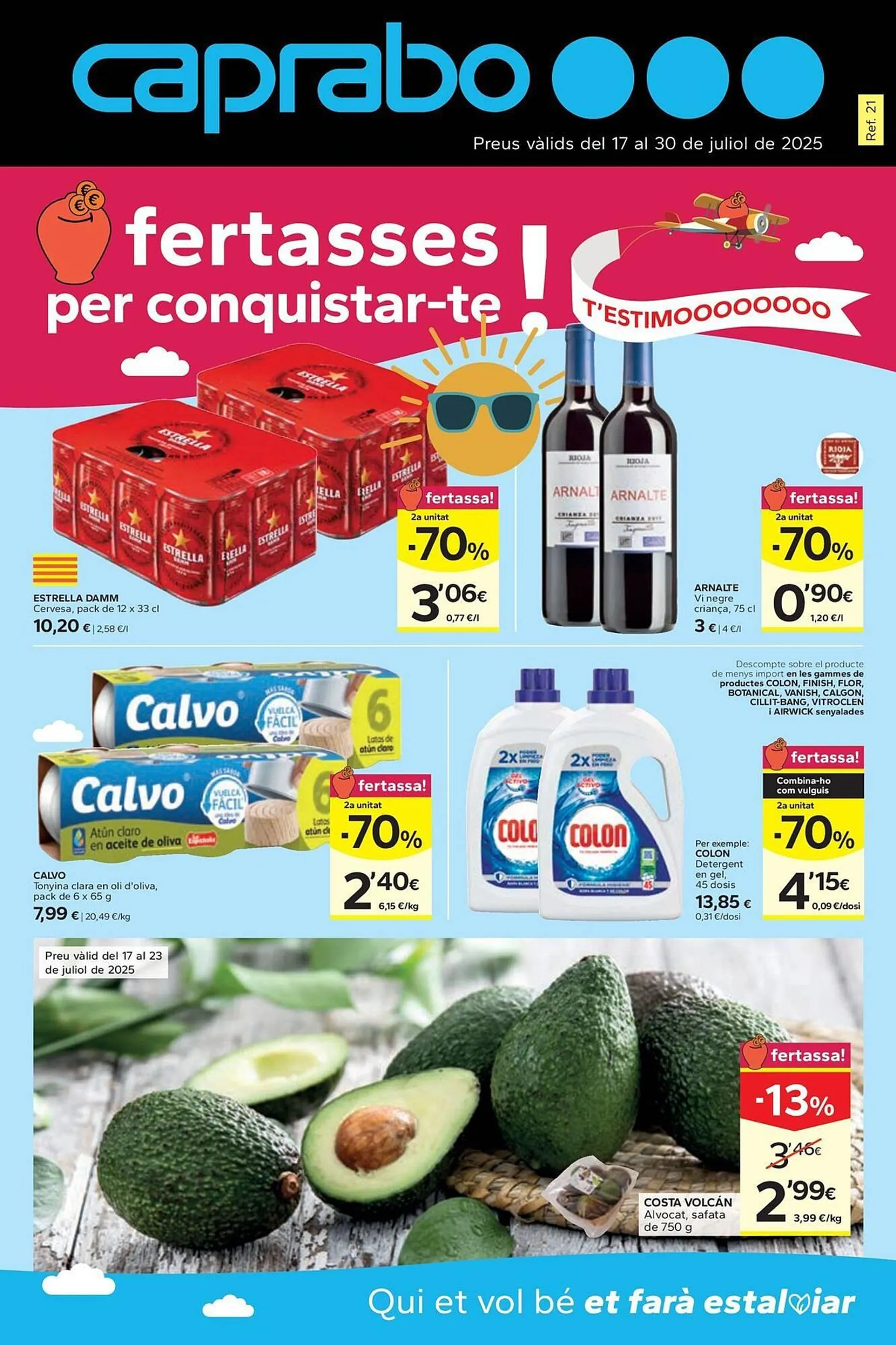 Catálogo de Folleto Caprabo 17 de julio al 30 de julio 2025 - Página 1