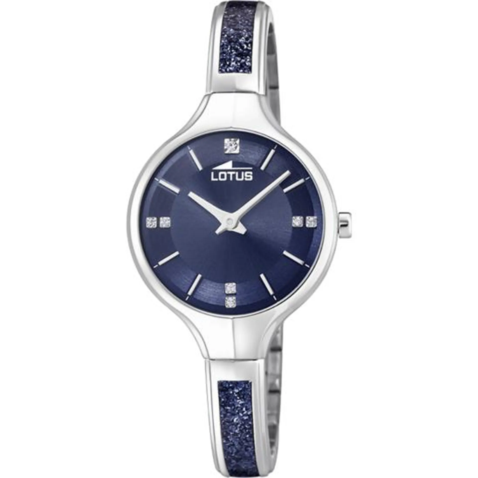 RELOJ LOTUS 18594/2 AZUL CORREA DE ACERO INOXIDABLE 316L, MUJER