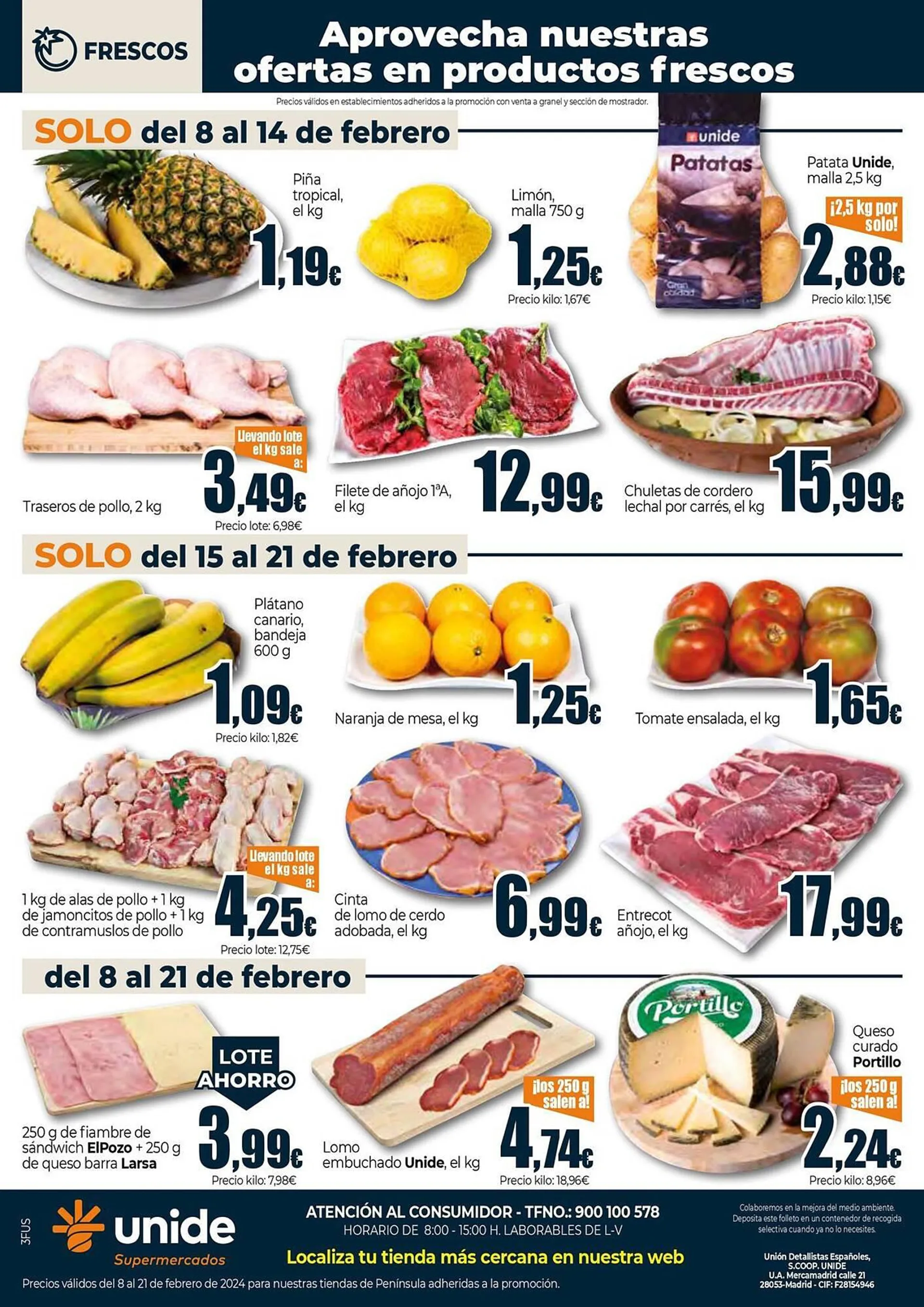 Catálogo de Folleto Unide Supermercados 8 de febrero al 21 de febrero 2024 - Página 4