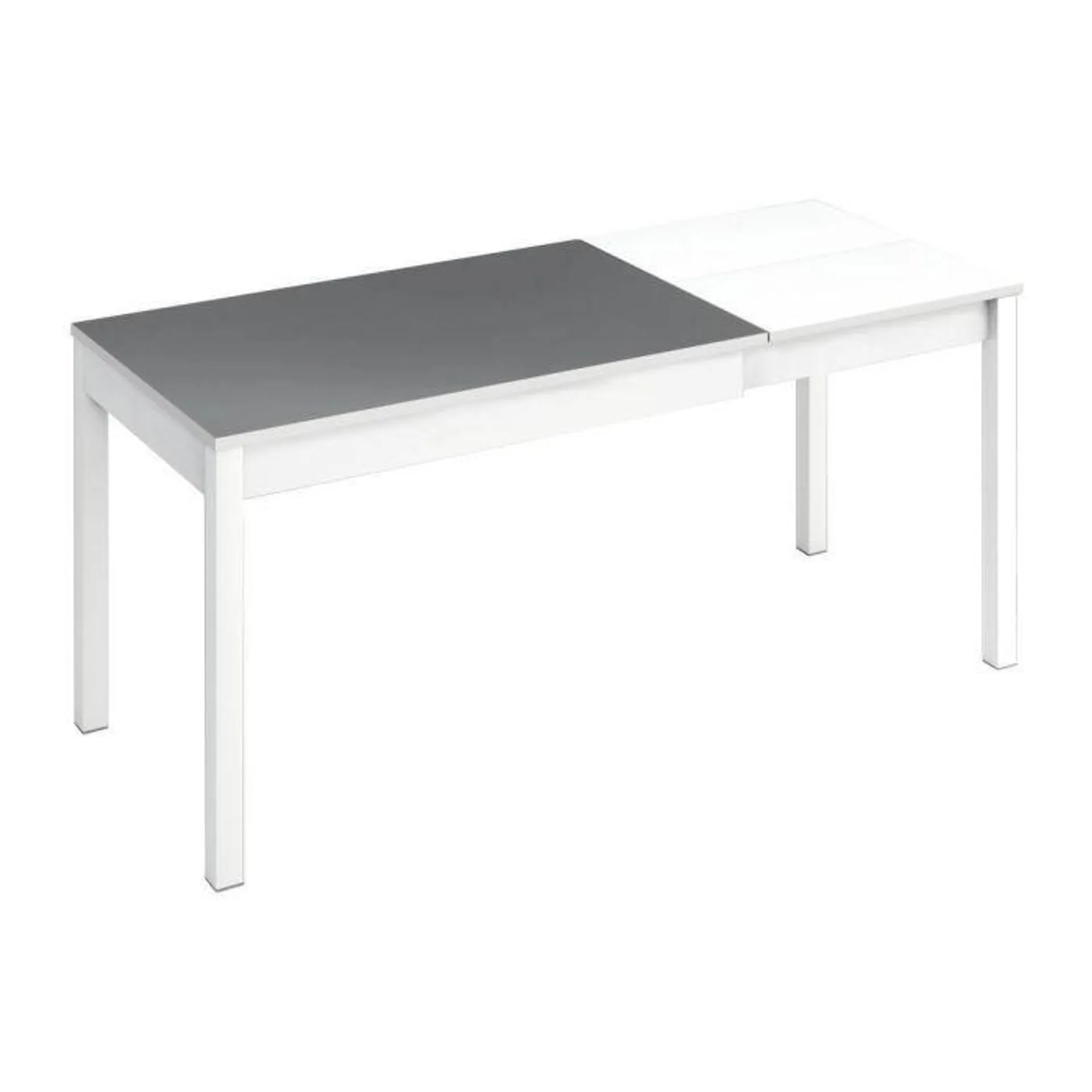 Mesa de Cocina Extensible Carro de Aluminio color Blanco VIENA 903