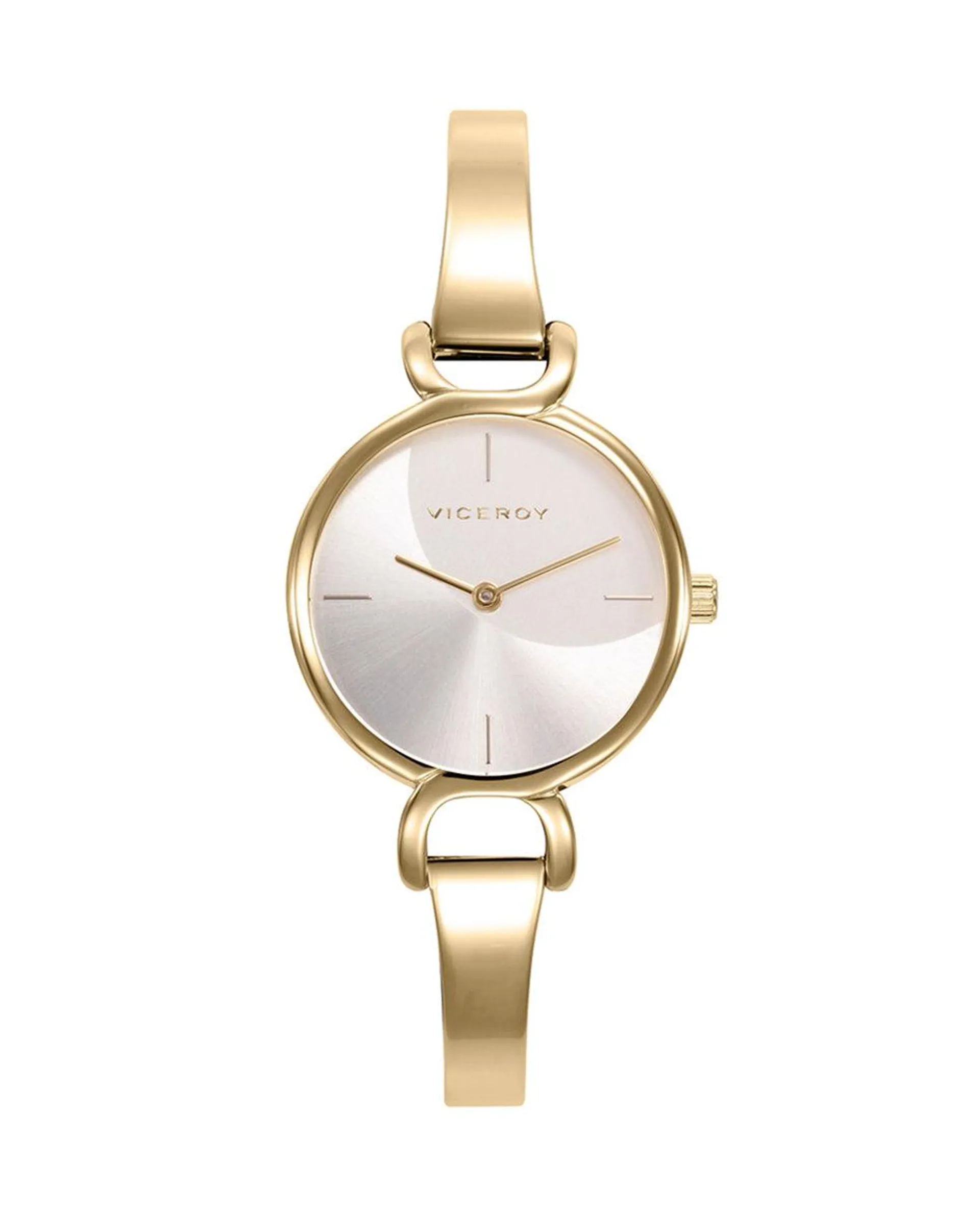 Reloj minimalista acero dorado para mujer