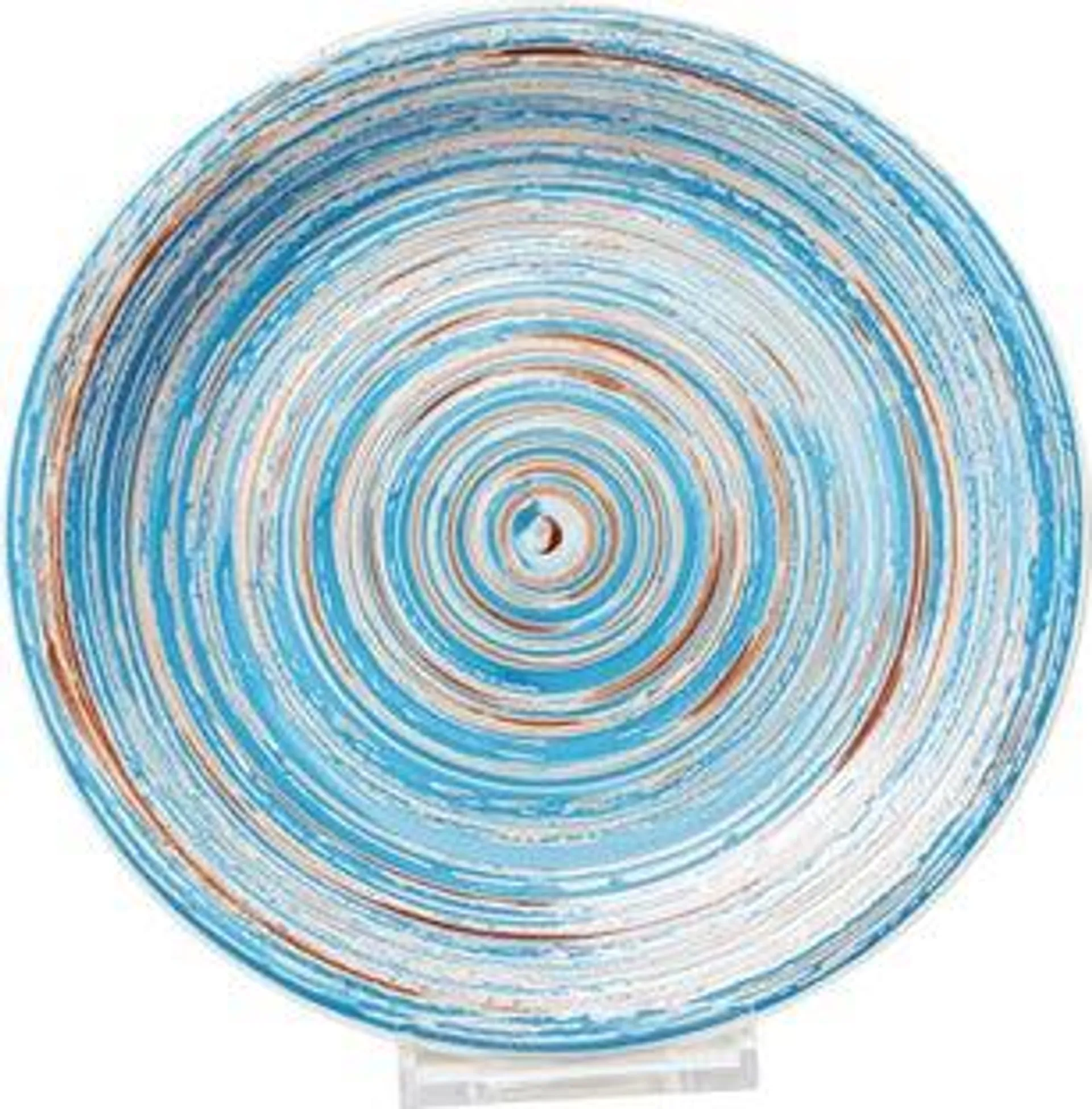 Plato Swirl azul Ø27cm