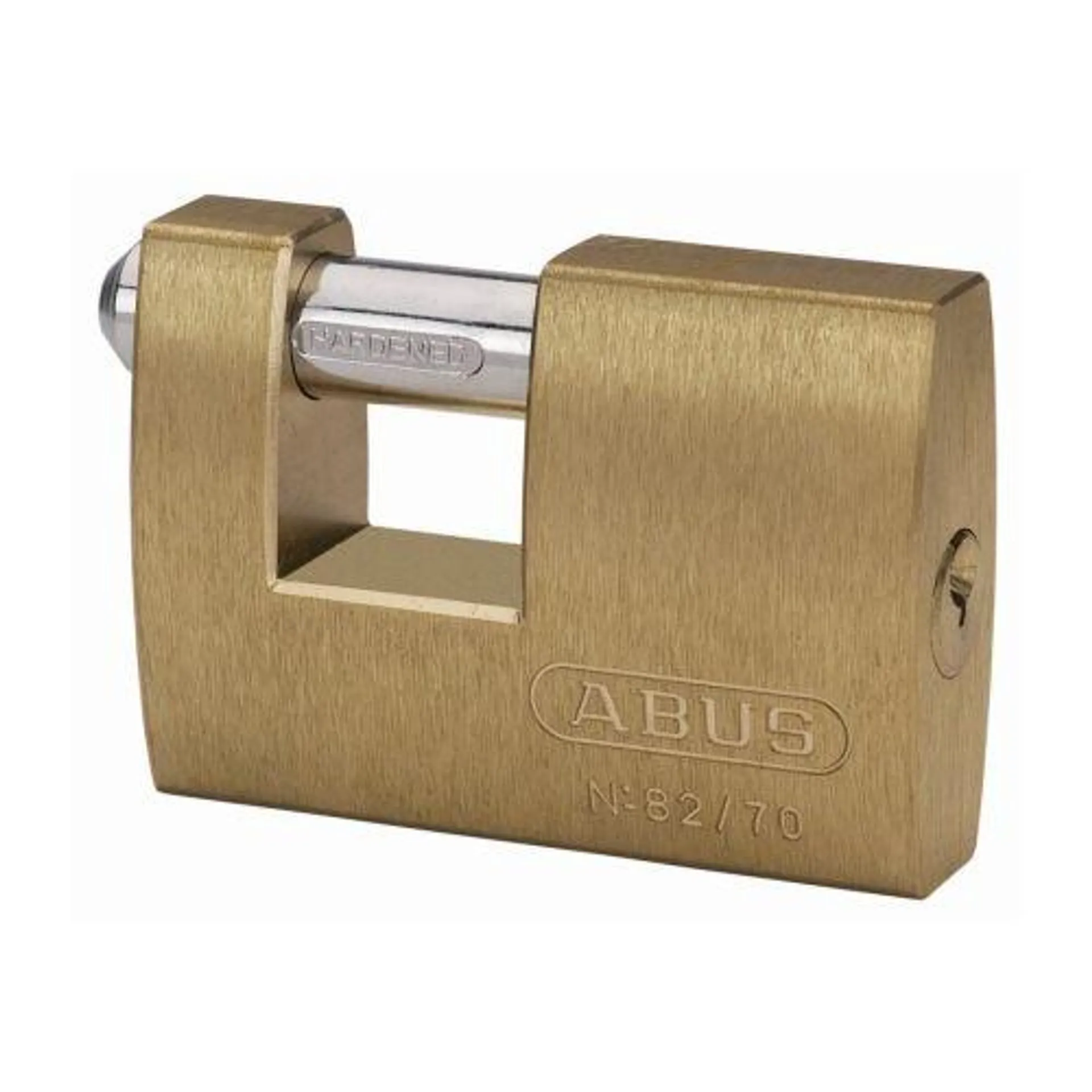 Candado seguridad arco rectangular 90mm laton laton abus 82/90