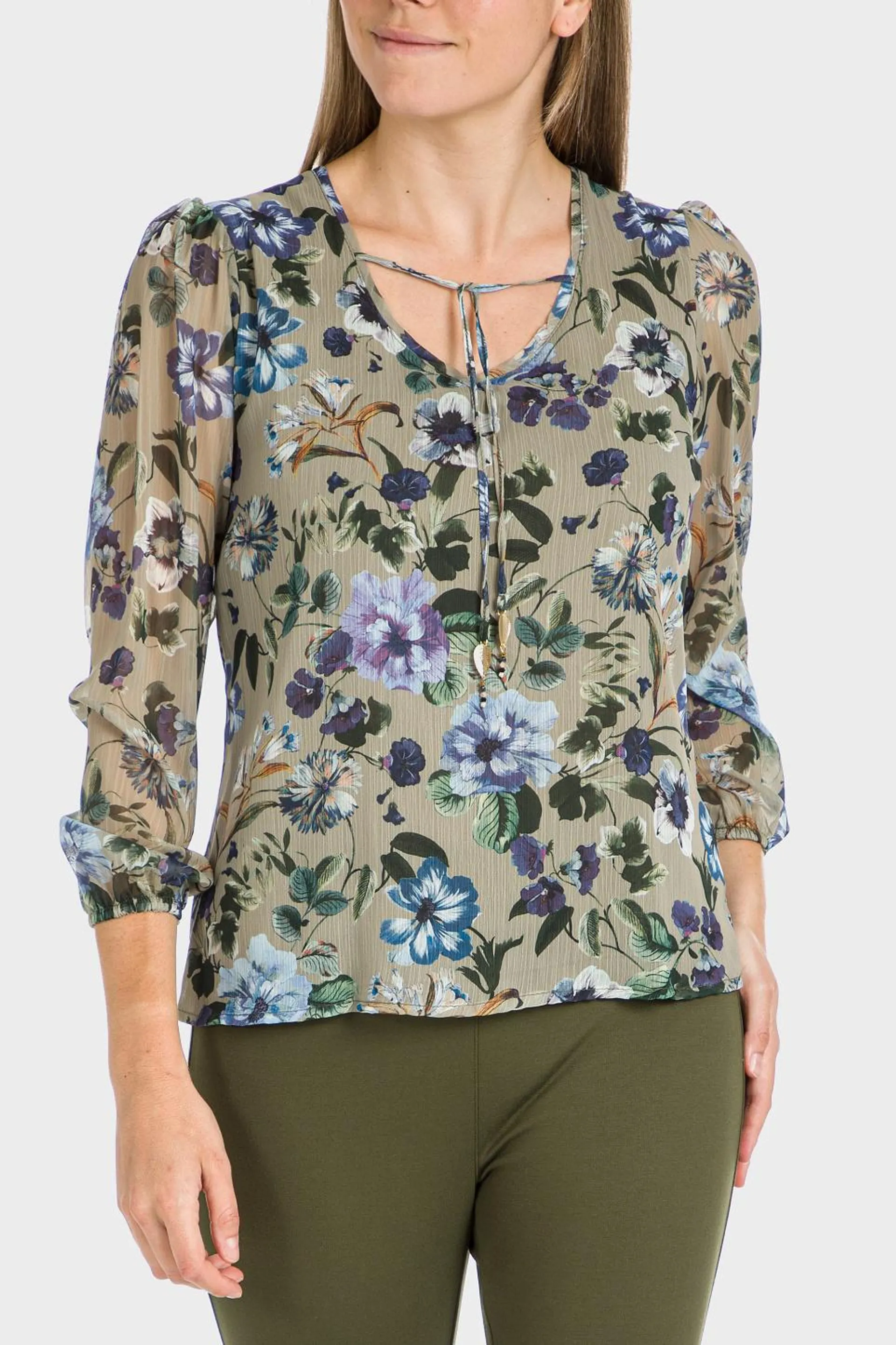 Blouse fleurs