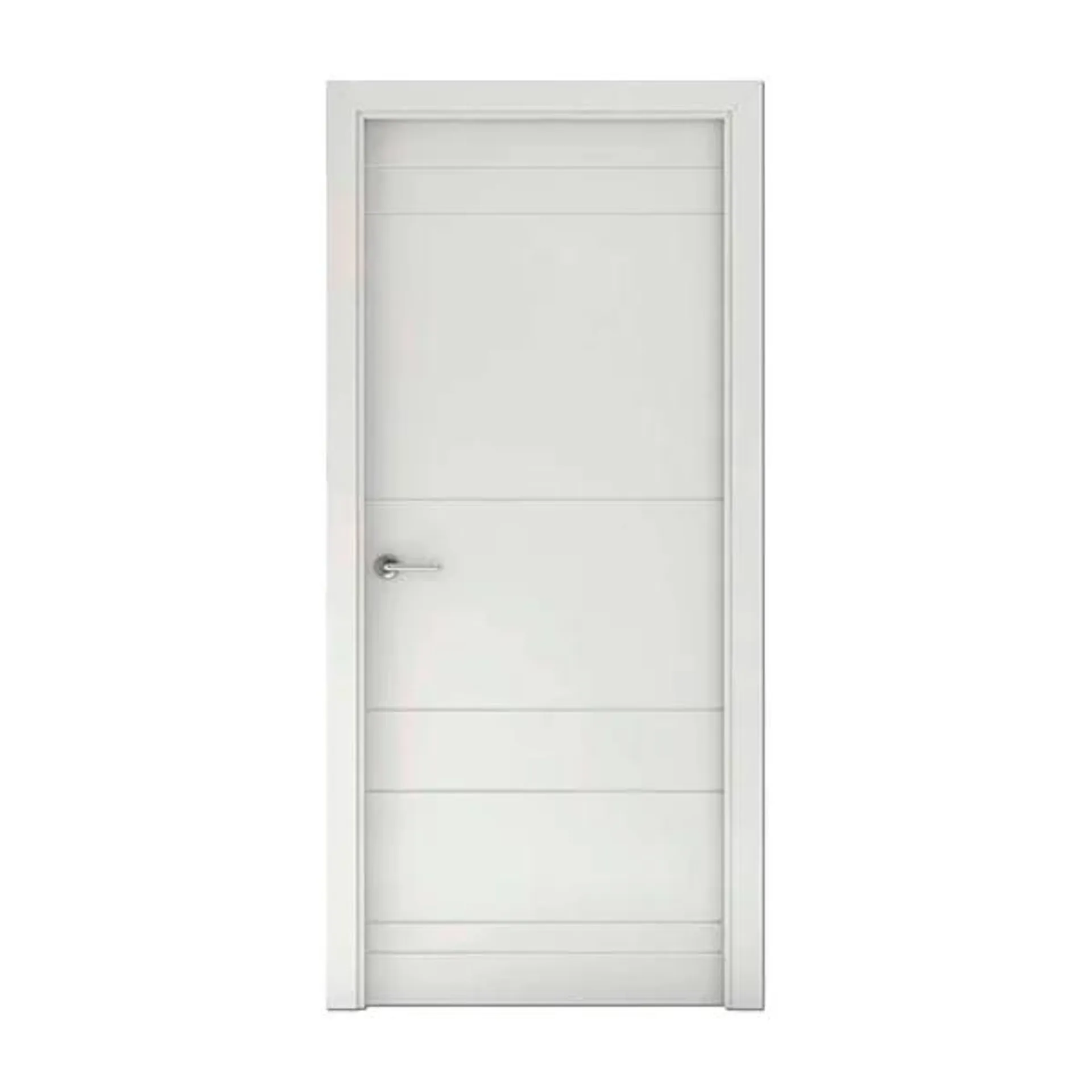 Puerta de Interior Munich blanca izquierda 203x72,5 cm