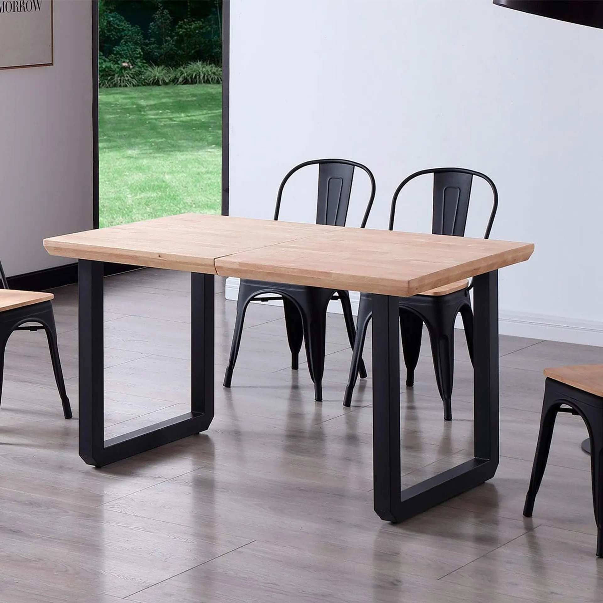 Mesa de comedor extensible Roma 77x140x80 cm