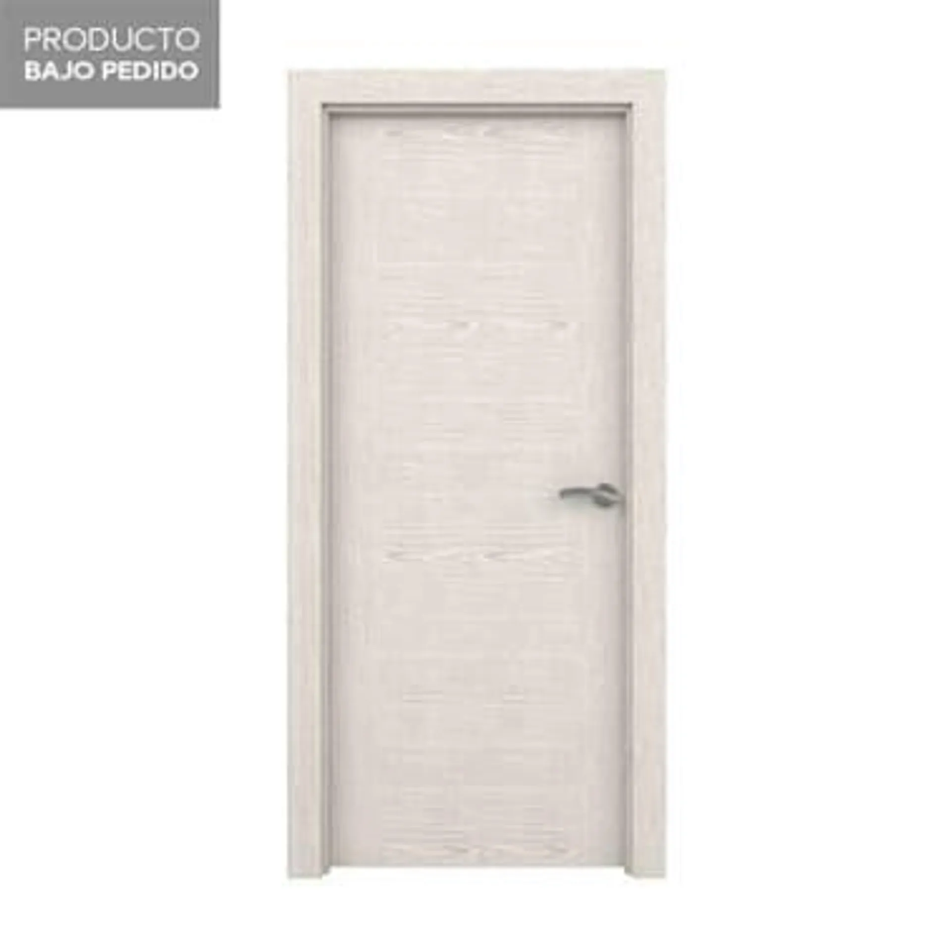 Puerta decapé melamina blanca izquierda 203 x 72,5 cm