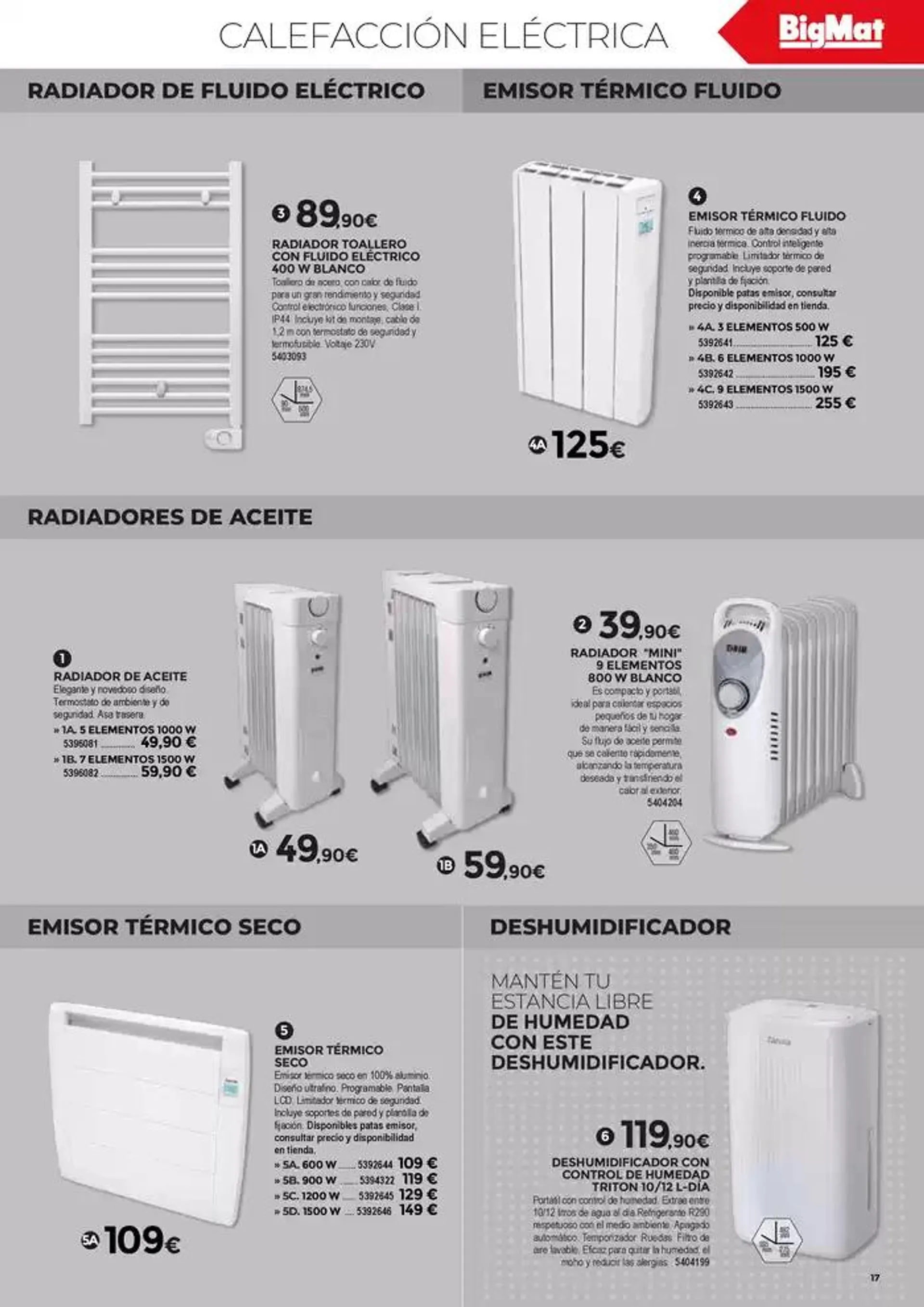 Catálogo de CALEFACCIÓN 17 de octubre al 28 de febrero 2025 - Página 17