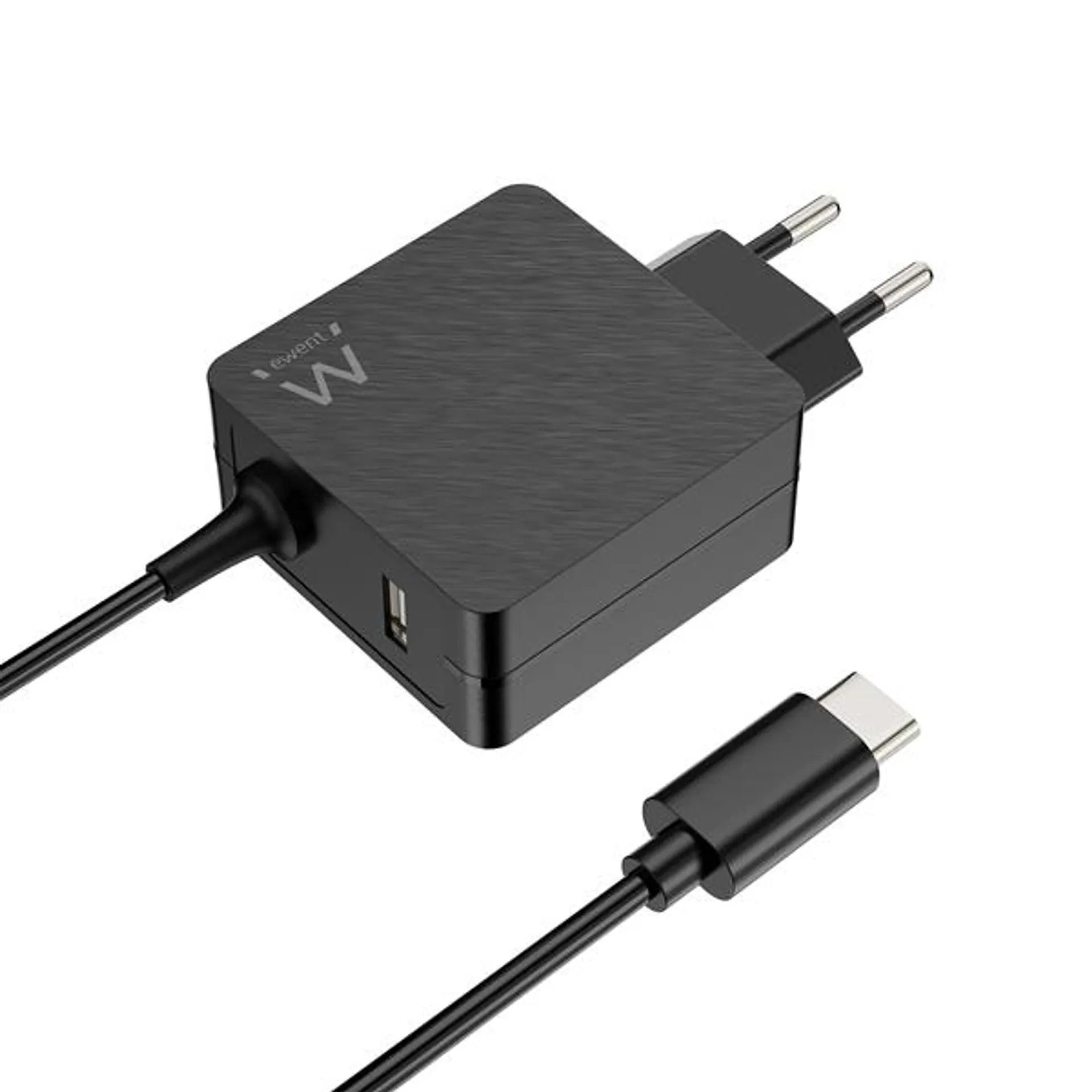 CARGADOR DE PARED EWENT EW3979 USB-C CON DP 45W-PUERTO USB-A