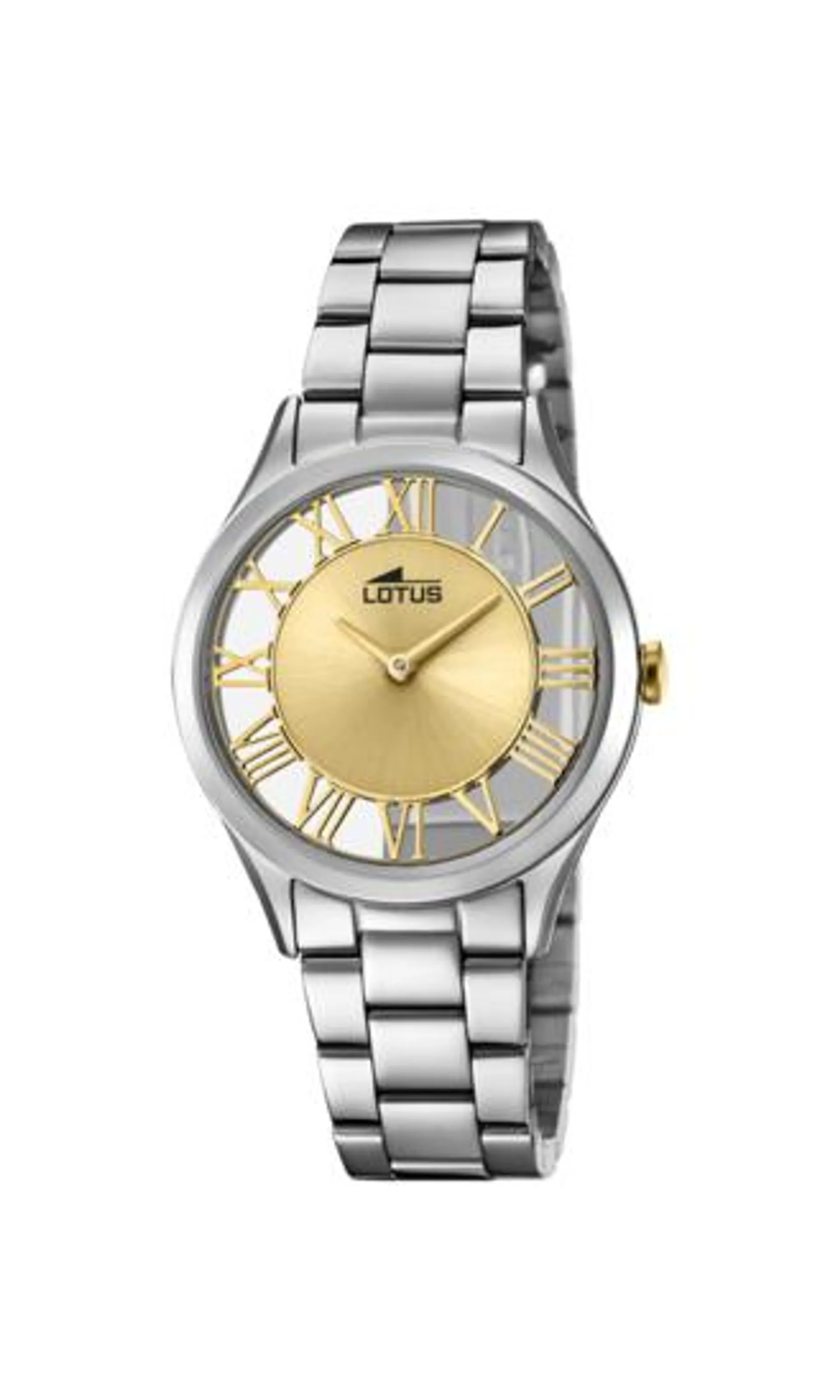 RELOJ LOTUS 18395/2 BEIGE CORREA DE ACERO INOXIDABLE 316L, MUJER