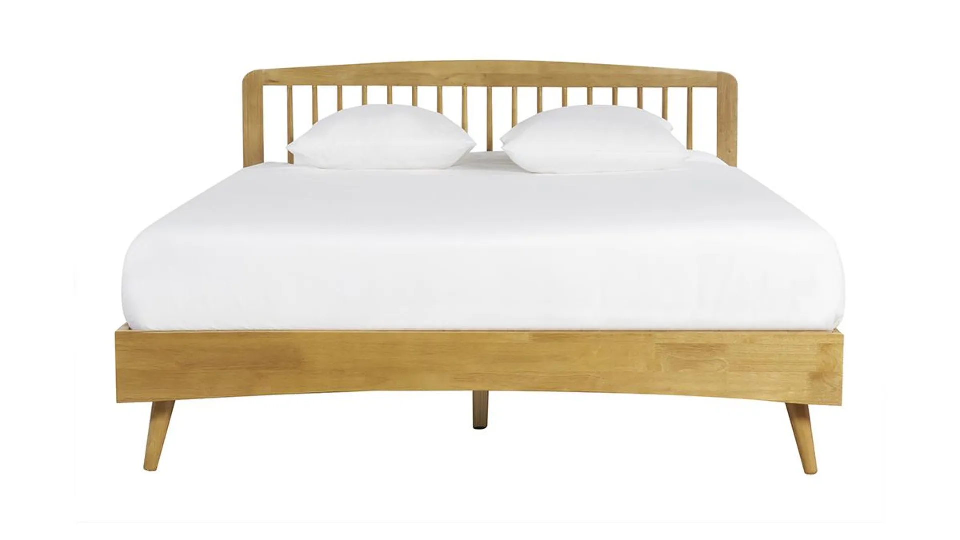 Cama de 2 plazas 160 x 200 cm de madera TERRY