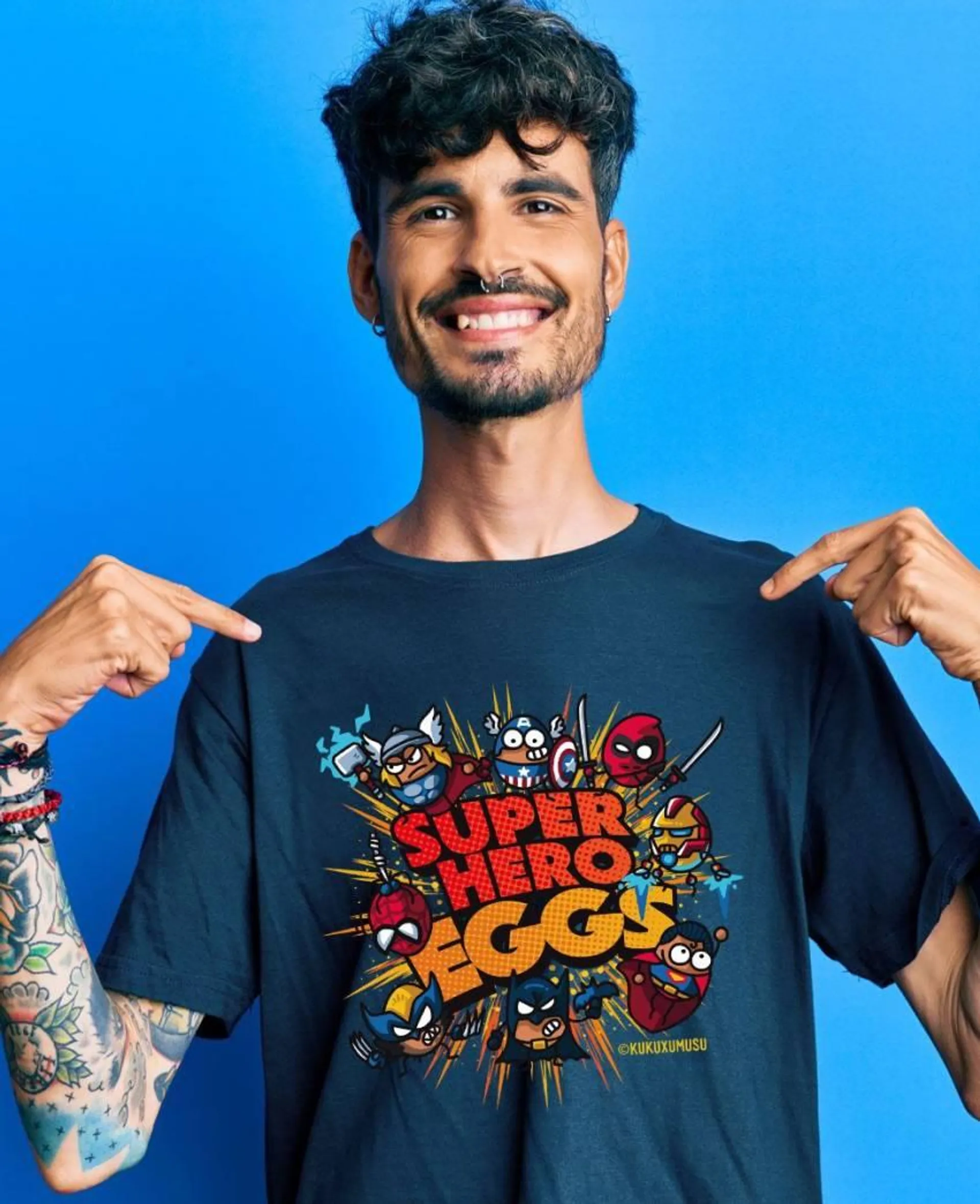 Camiseta hombre Hero Eggs