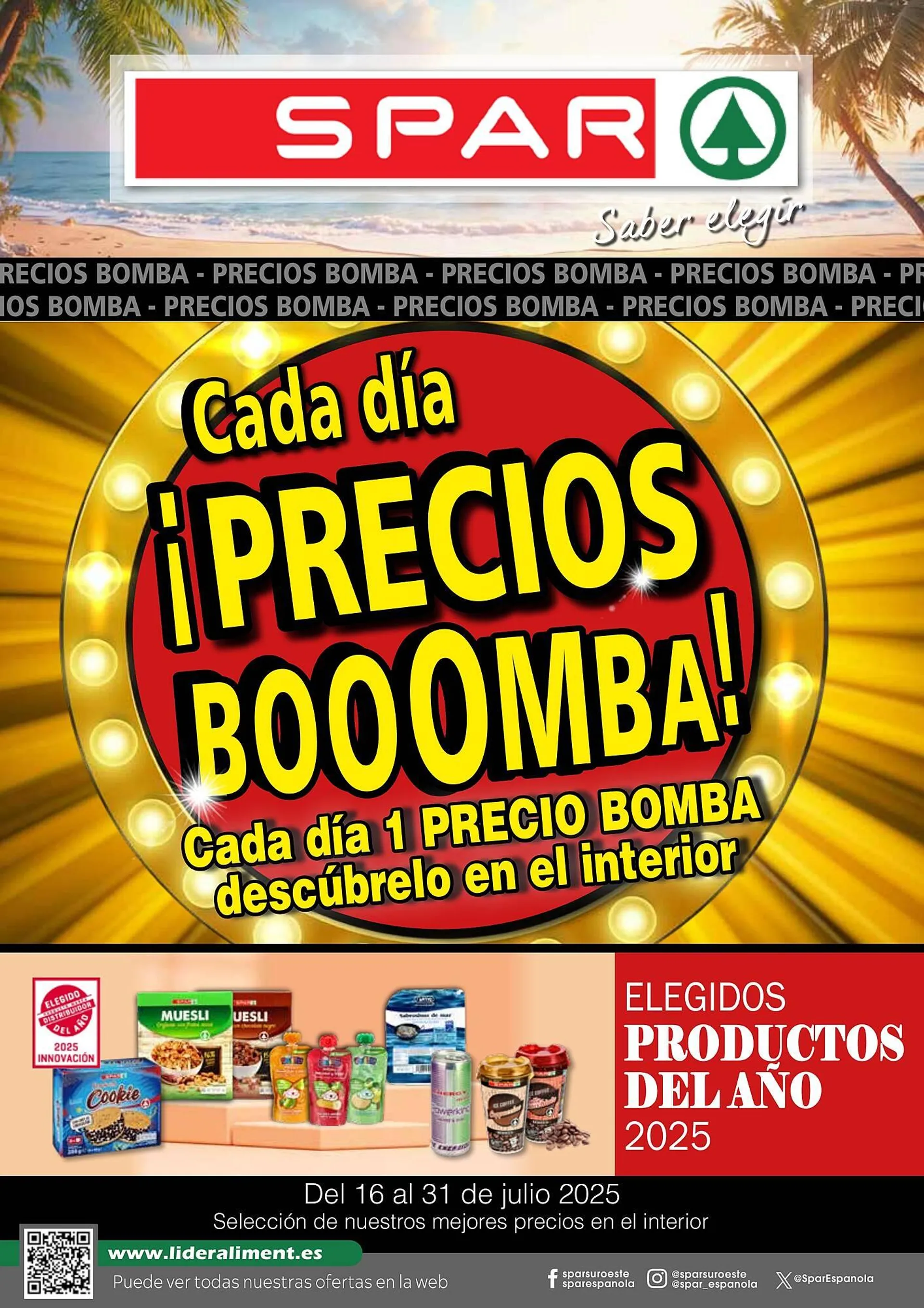 Catálogo de Folleto SPAR 16 de julio al 31 de julio 2025 - Página 1