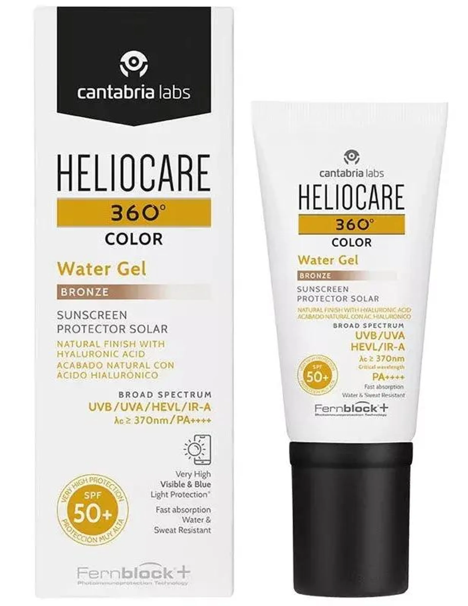 Heliocare 360º Color Water Gel Bronze SPF 50+ 50 ml