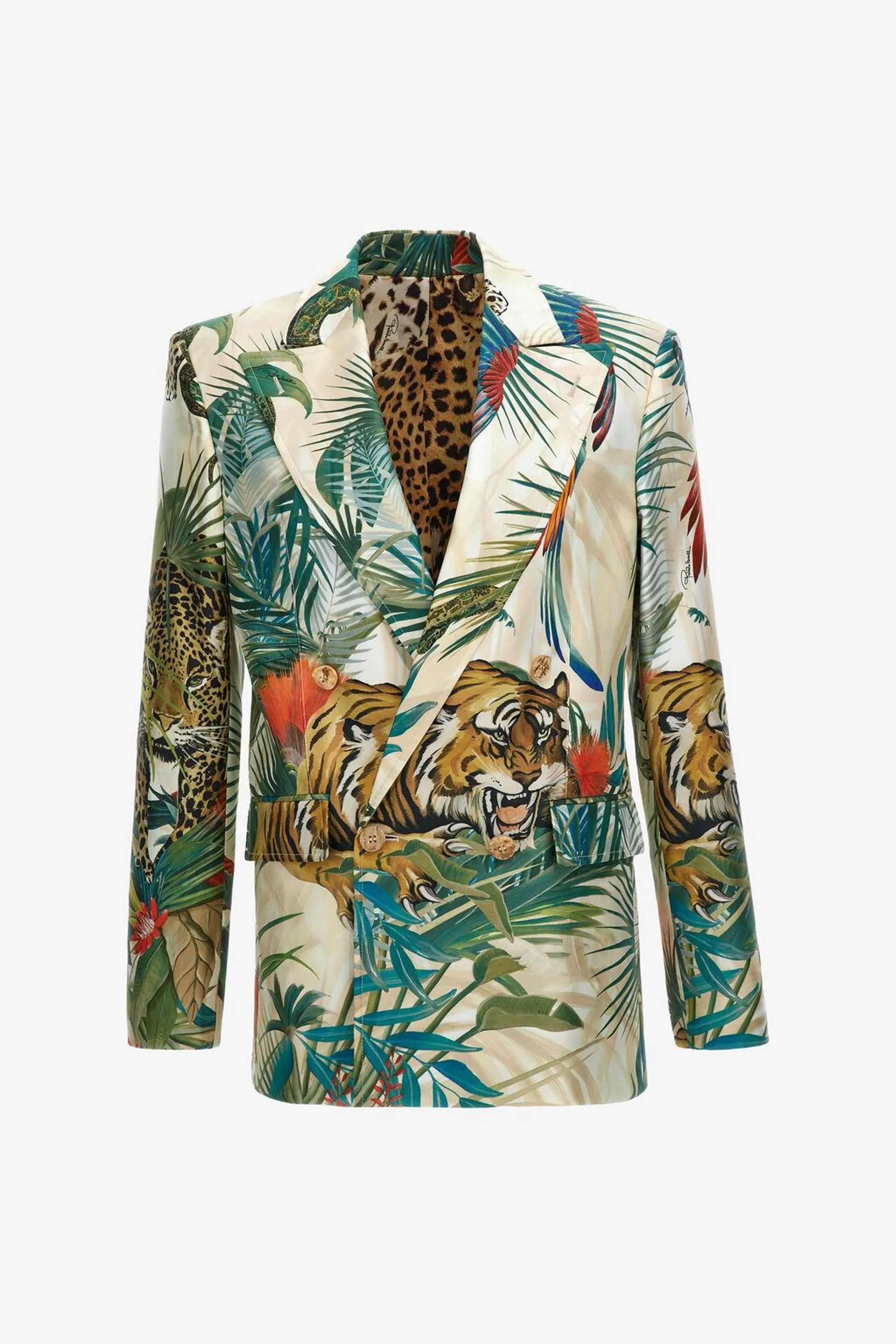 Jungle print blazer