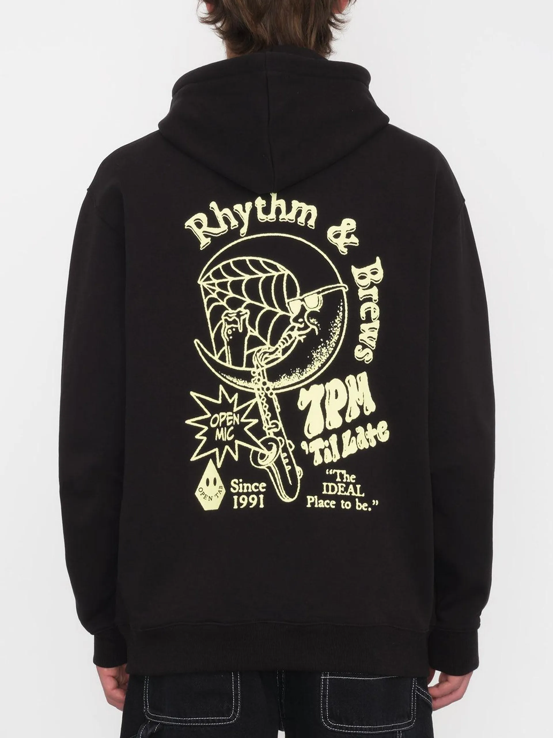 Sudadera con capucha Terrystoned - BLACK