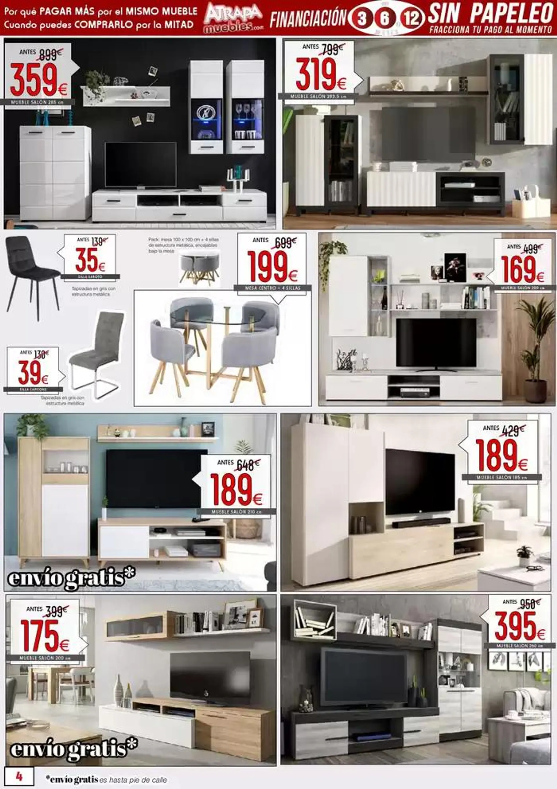 Catálogo de Atrapamuebles. Tu tienda de muebles ONLINE. 26 de abril al 31 de mayo 2025 - Página 4