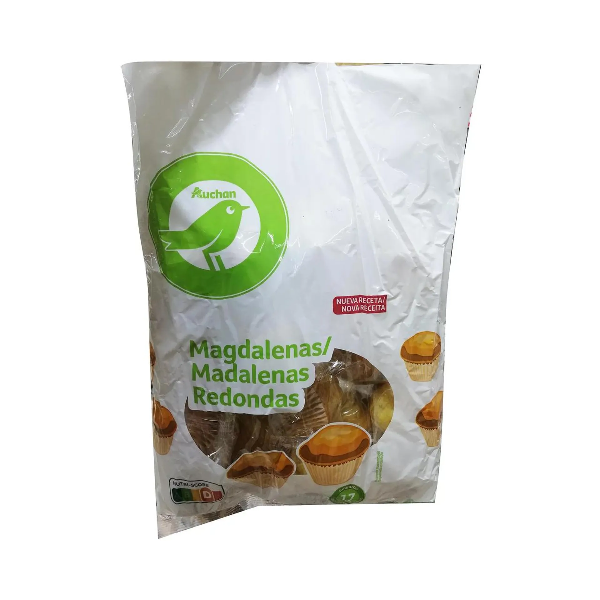 PRODUCTO ECONÓMICO ALCAMPO Magdalenas redondas 615 gr,