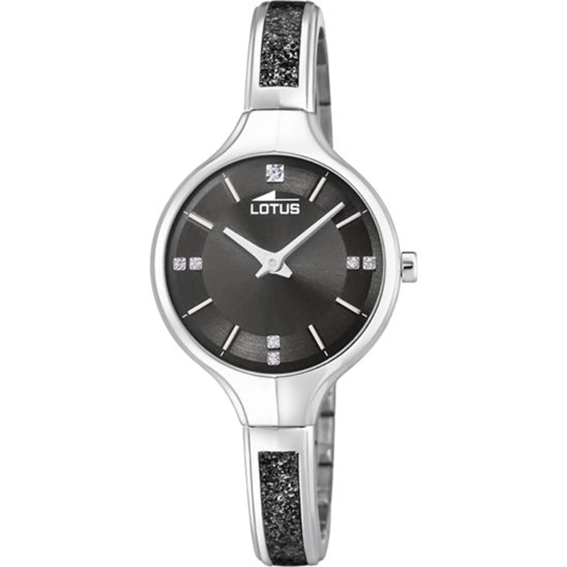 RELOJ LOTUS 18594/3 GRIS CORREA DE ACERO INOXIDABLE 316L, MUJER