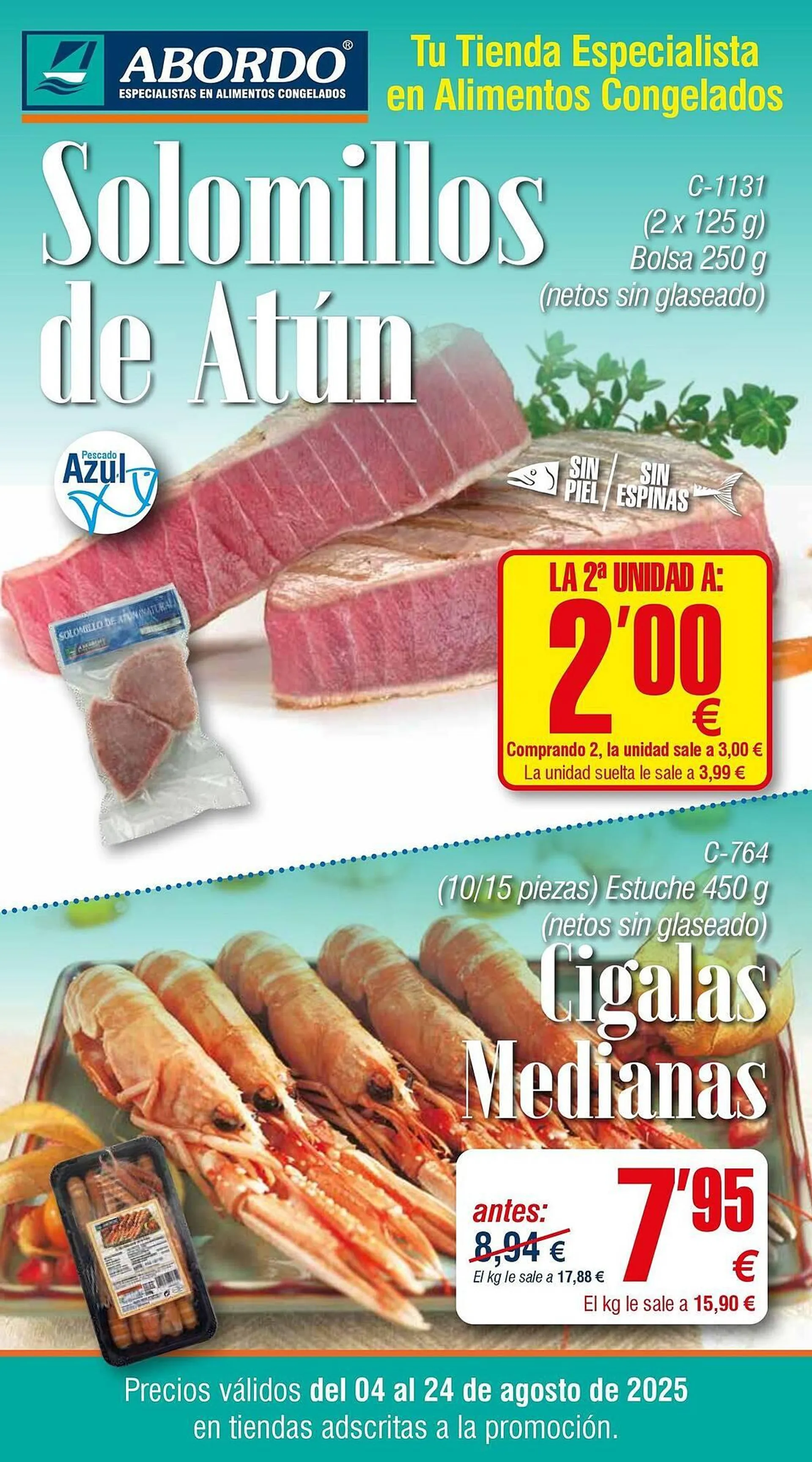 Catálogo de Folleto Abordo 4 de agosto al 24 de agosto 2025 - Página 1