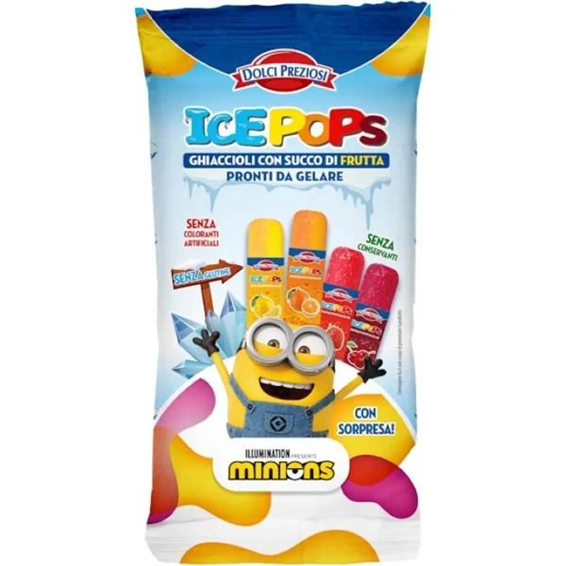 HIELO POP MINIONS 10X40ML