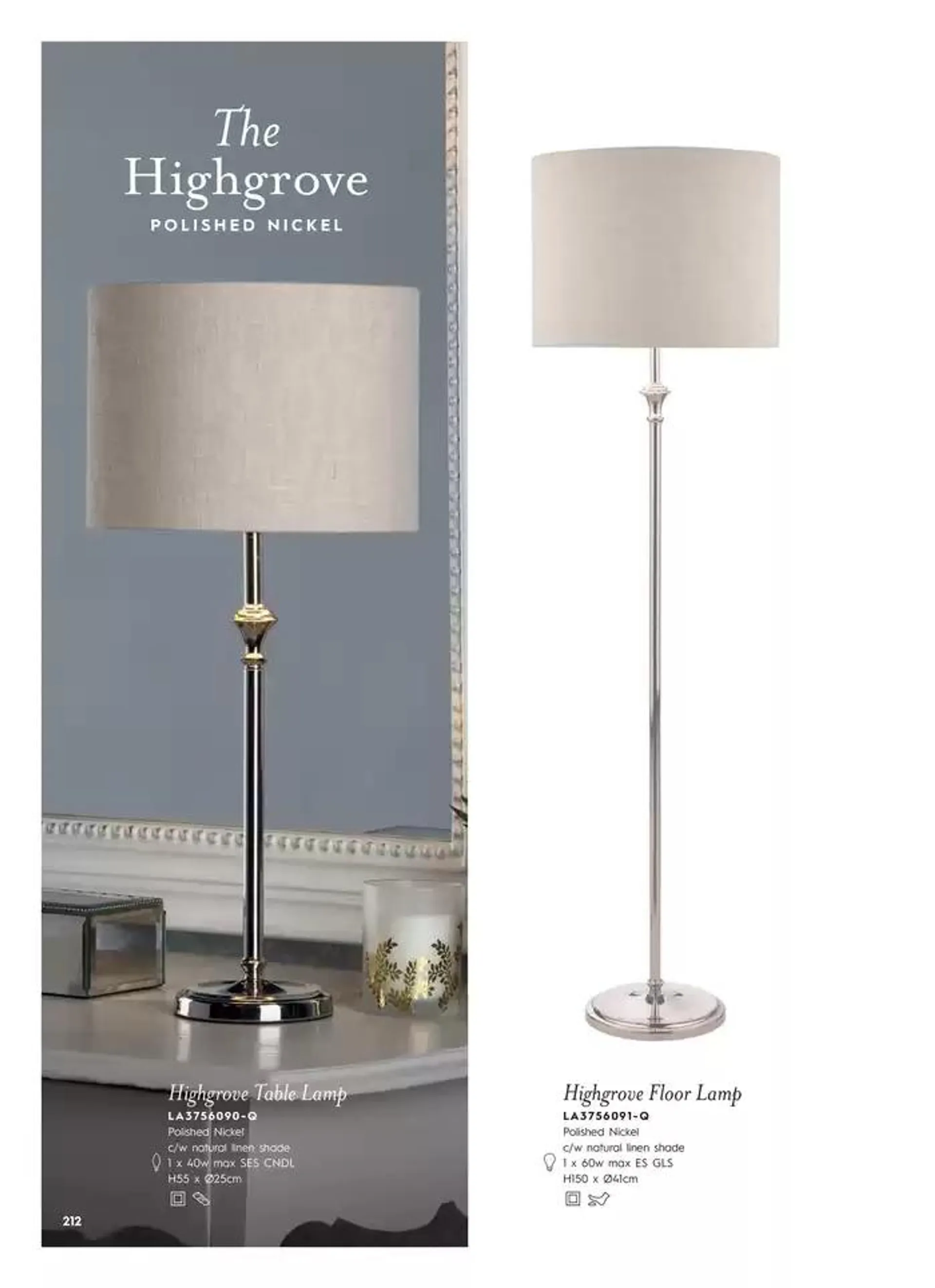 Catálogo de Lighting & Mirror Collection 12 de marzo al 31 de agosto 2025 - Página 214